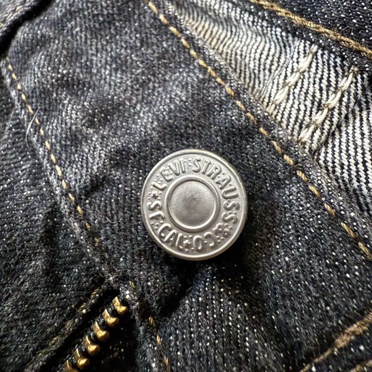 Engineered Garments × Levi's 🔥🇯🇵 Vtg Japanese Y2K Levis 533 Black Baggy Jean Size US 33 - 7 Thumbnail