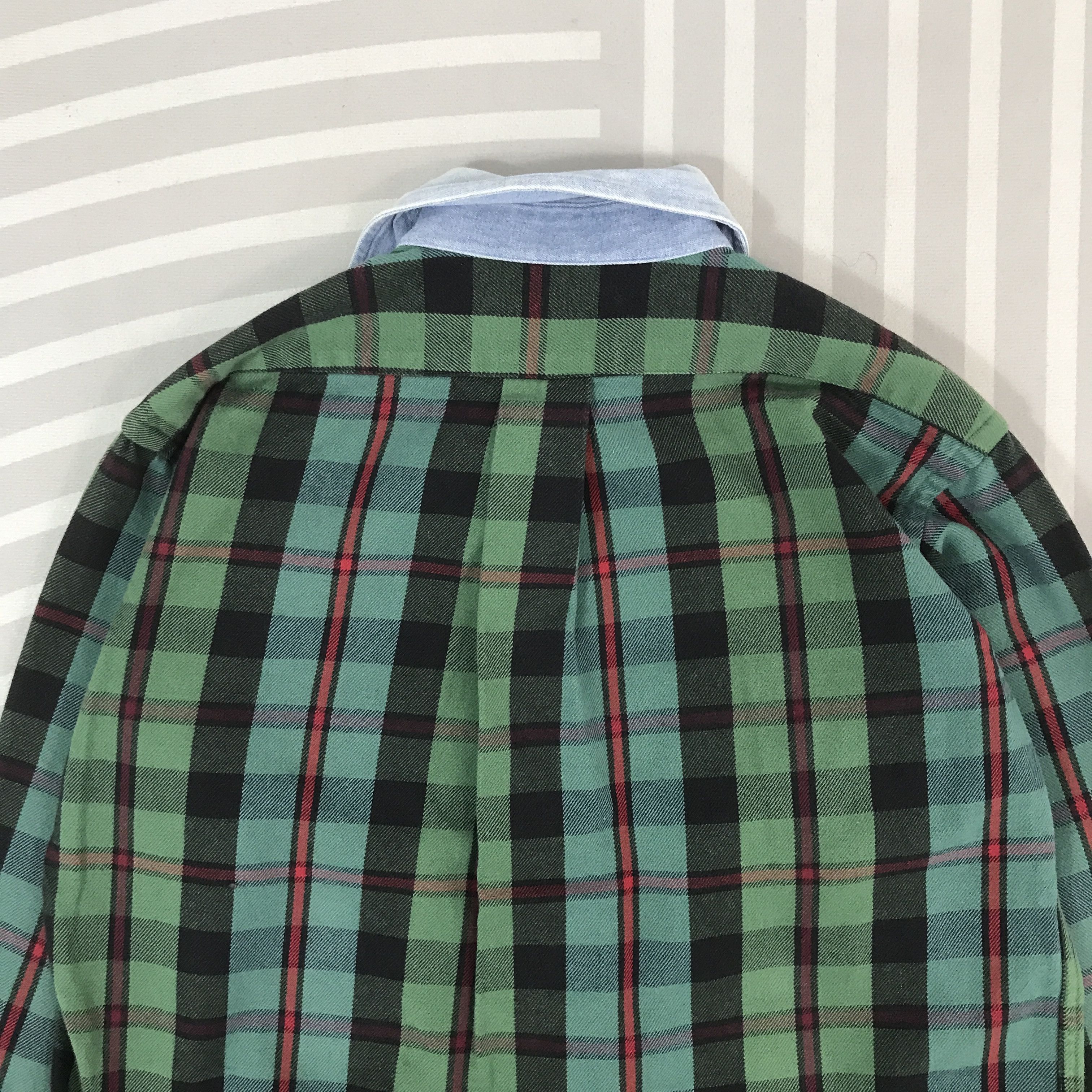 Polo Ralph Lauren × Vintage Vintage Polo Ralph Lauren Tartal Design Button up Shirt Size US M / EU 48-50 / 2 - 4 Thumbnail