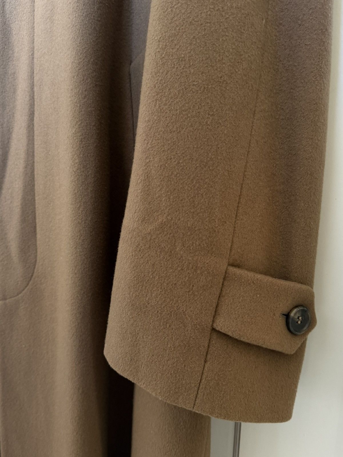 Fendi FENDI Vintage Balmacaan Wool Brown Overcoat Size US XL / EU 56 / 4 - 5 Thumbnail