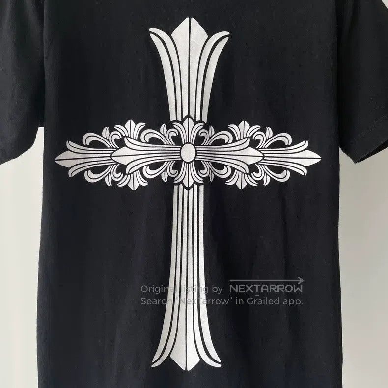 Chrome Hearts CHROME HEARTS Size S Black Sanskrit cross sword flower shor Size US S / EU 44-46 / 1 - 3 Thumbnail