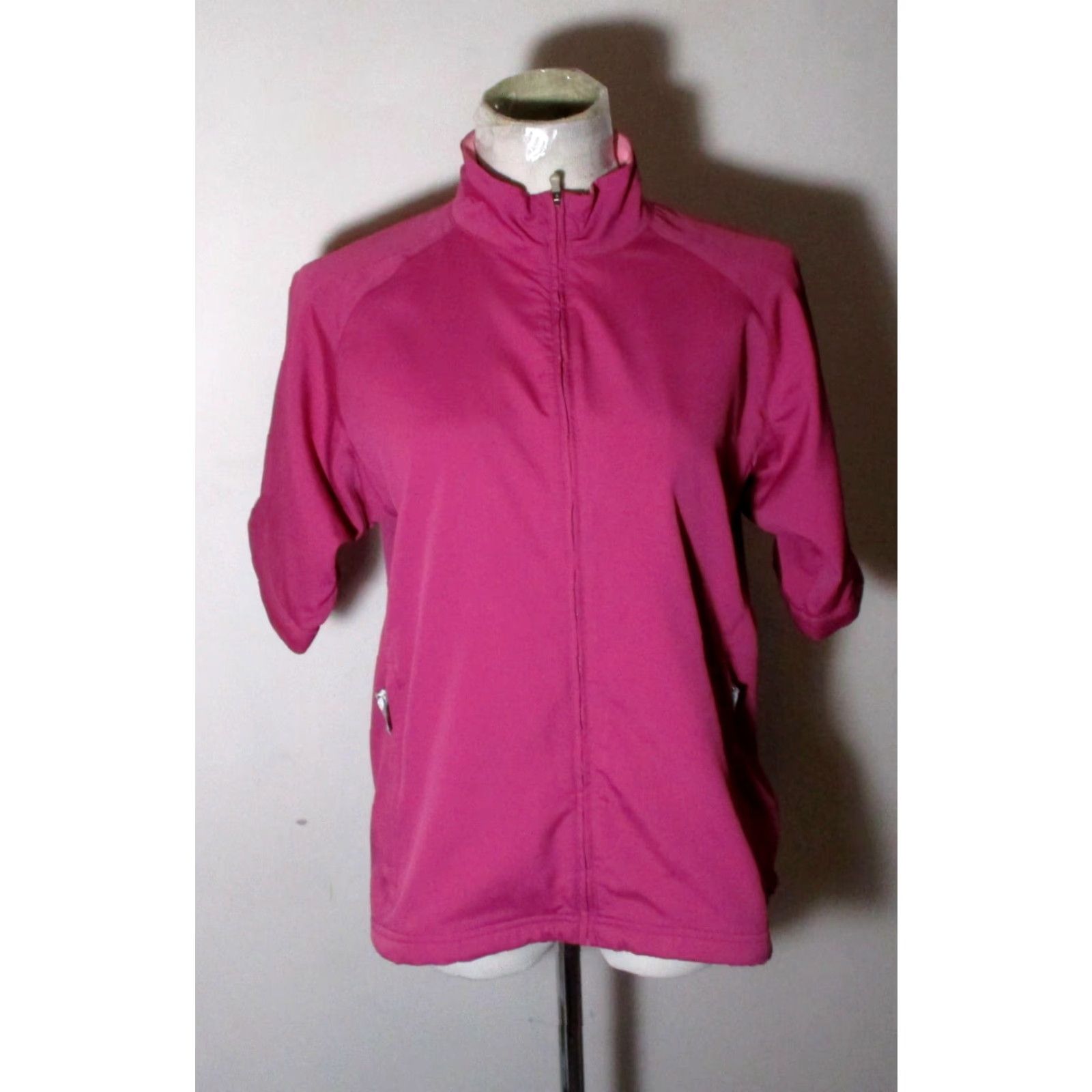 Adidas ADIDAS Women's Warm-Up Jacket Full Zip Athletic NWT S Dahlia Posie Black? (Color: Dahlia Posie) - 95.00 Size S / US 4 / IT 40 - 2 Thumbnail