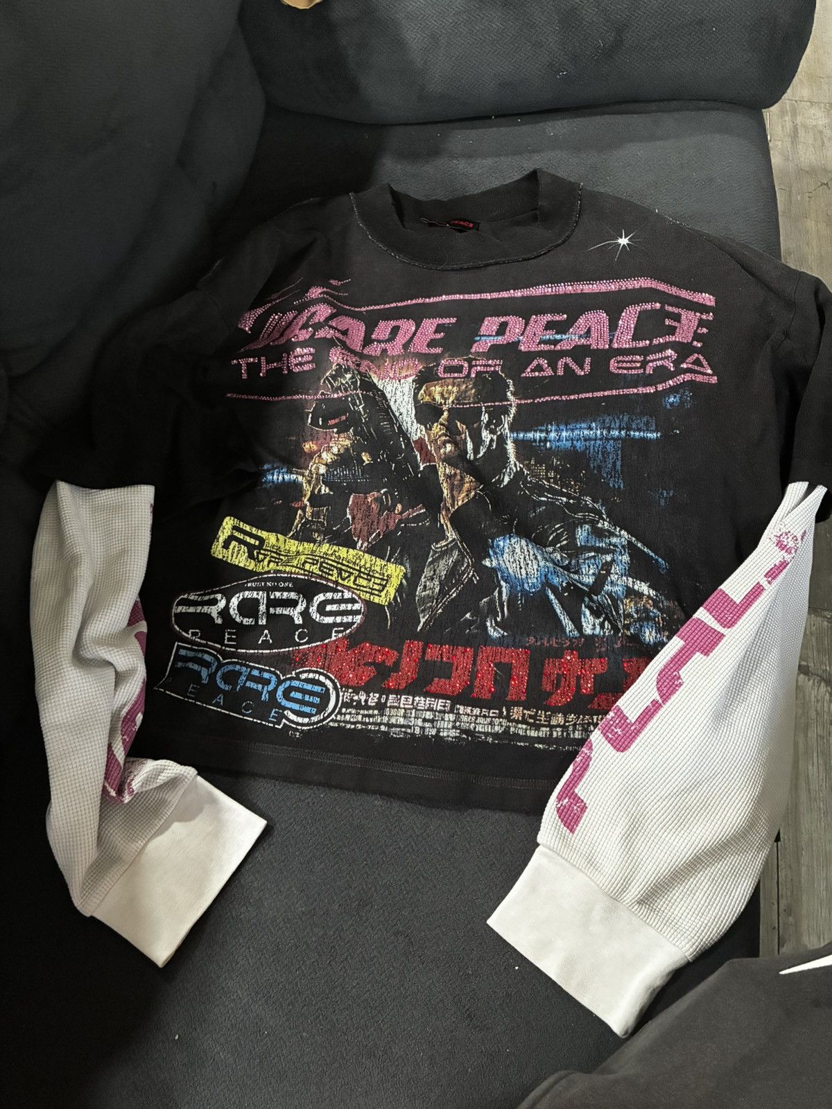 Other Rebel Rockstar vintage long sleeve Size US L / EU 52-54 / 3 - 3 Thumbnail