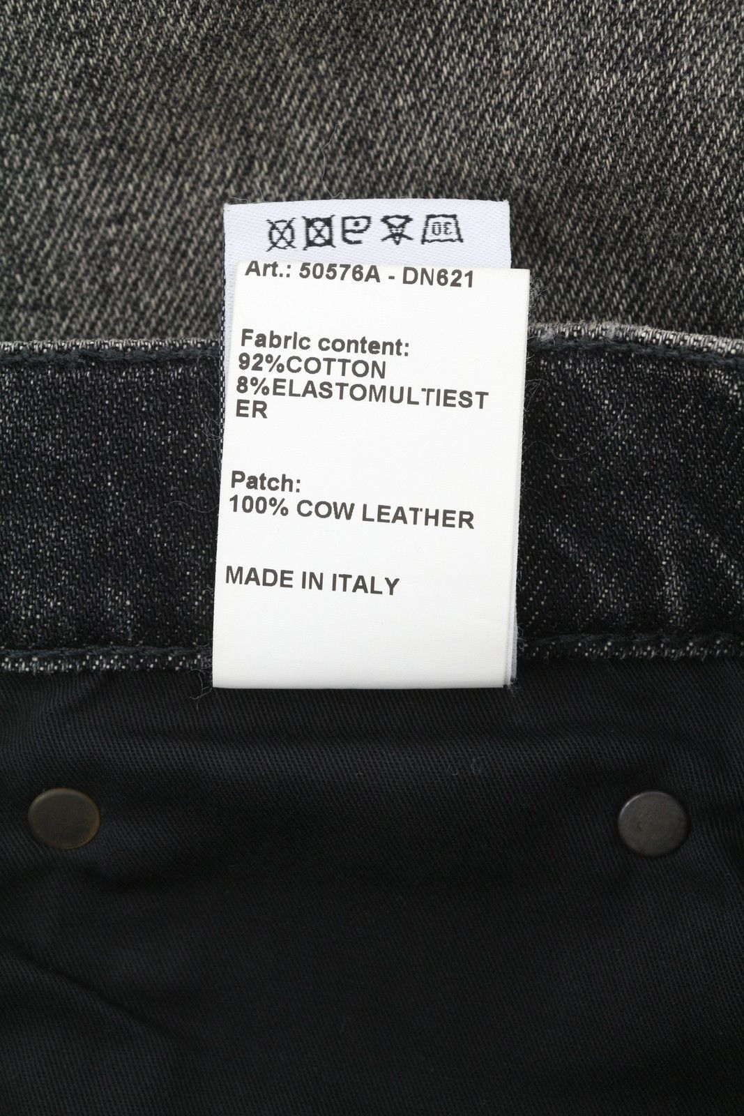 R13 ALICE STRAIGHT LEG 27 Abbey Black Faded Denim Jeans 86204 Size 27" / US 4 / IT 40 - 10 Thumbnail