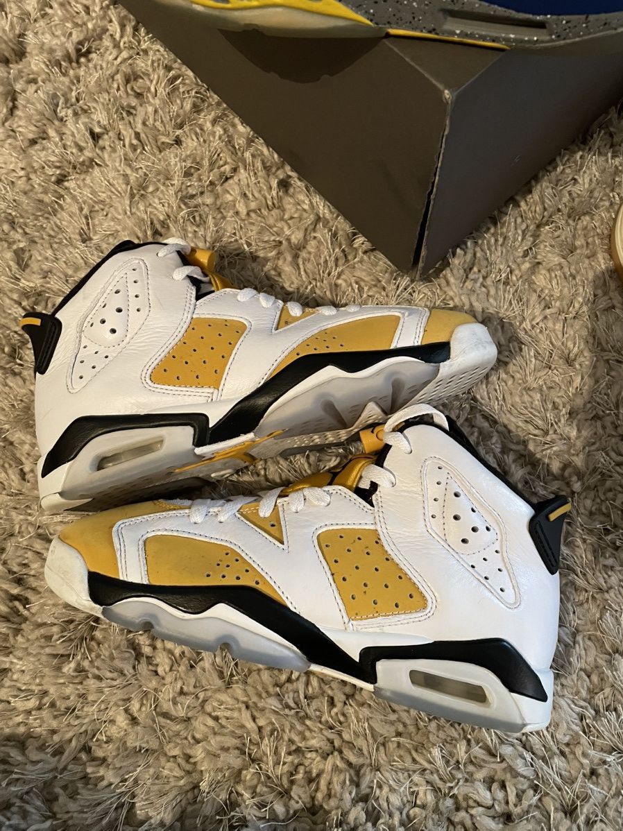 Jordan Brand Jordan 6 Yellow Ochre Size US 6 / IT 36 - 2 Thumbnail