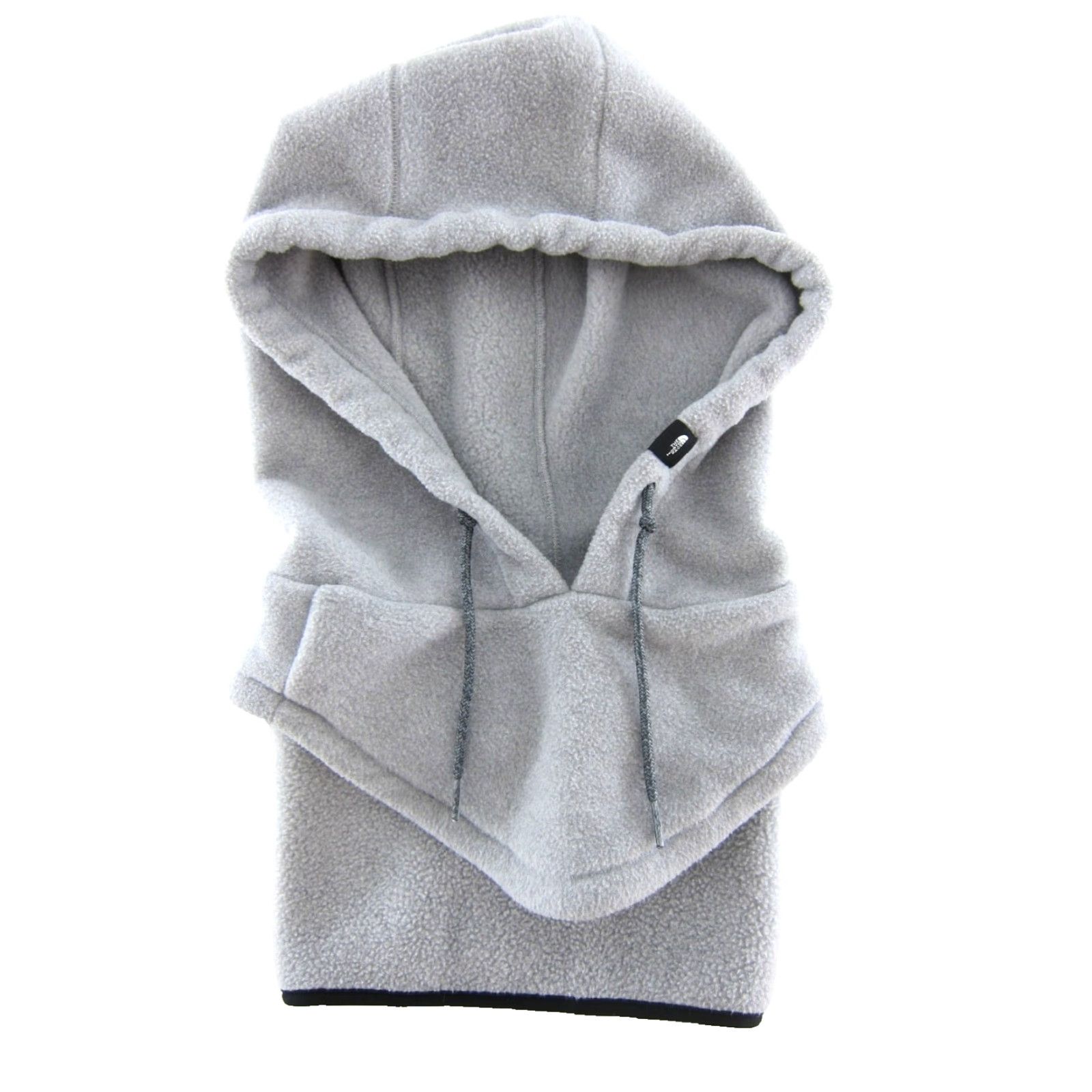 The North Face VINTAGE The North Face Hoodie Unisex Adults S-M Gray Fleece Pullover Hood Ne ck Warmer Hat Size S-M 100% Polyester Winter Activewear Casual Size S / US 4 / IT 40 - 4 Thumbnail