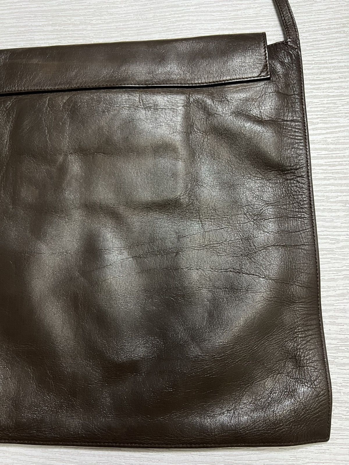Gucci Gucci - Tom Ford - Brown Leather Shoulder Bag Size ONE SIZE - 14 Thumbnail