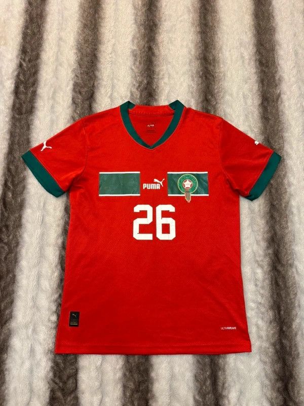 Puma Puma Morocco 2022/23 Home Soccer Jersey World Cup size S Size US S / EU 44-46 / 1 - 1 Thumbnail