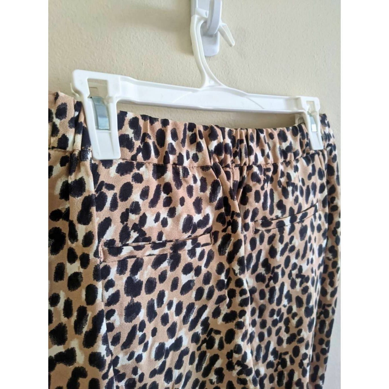 Banana Republic Banana Republic Factory Hayden Leopard Print Pants Size 4 Ta Size 27" / US 4 / IT 40 - 4 Thumbnail
