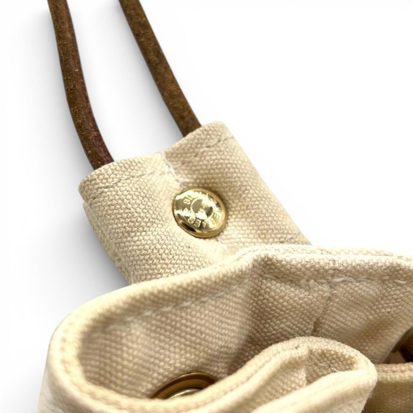 Hermes Hermès - Women's Canvas Bucket Bag Size ONE SIZE - 5 Thumbnail