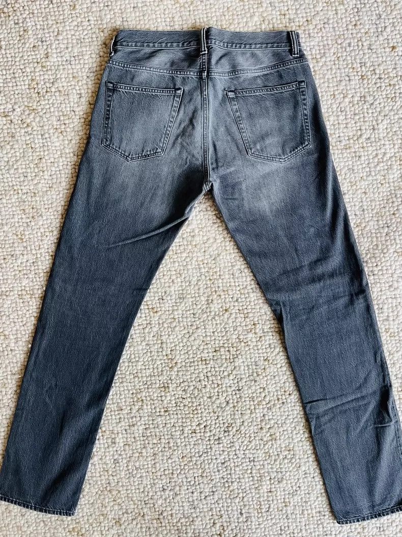 Our Legacy our legacy Grey and black natural washed old micro-conical Size US 34 / EU 50 - 4 Thumbnail
