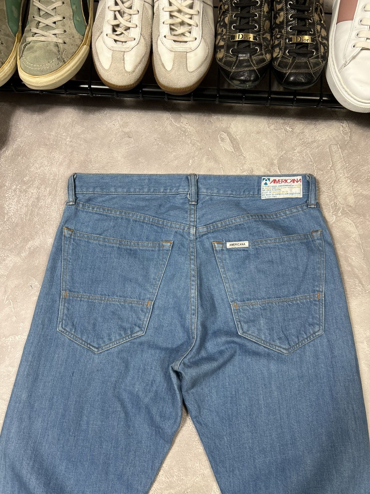 Vintage Vintage Japanese Brand Americana Blue Jeans Size 30" / US 8 / IT 44 - 3 Thumbnail