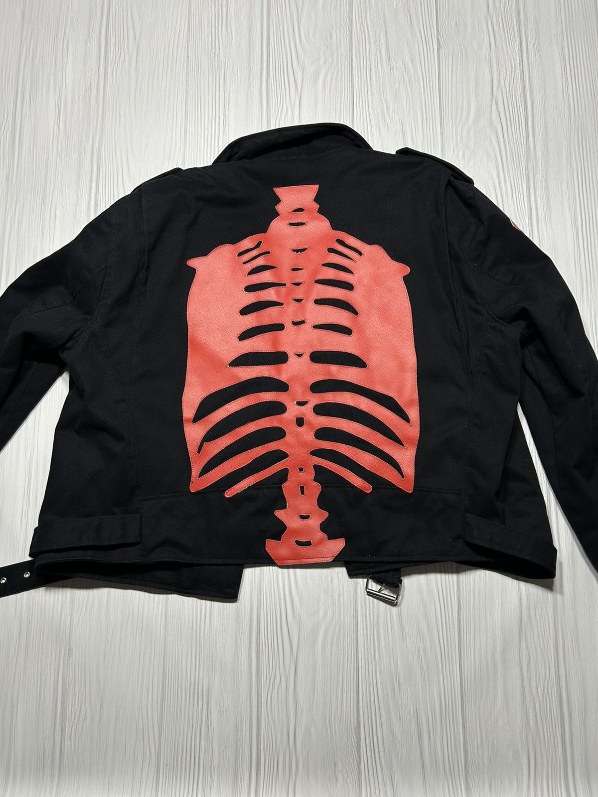 Hype Leather Bones Skeleton Jacket