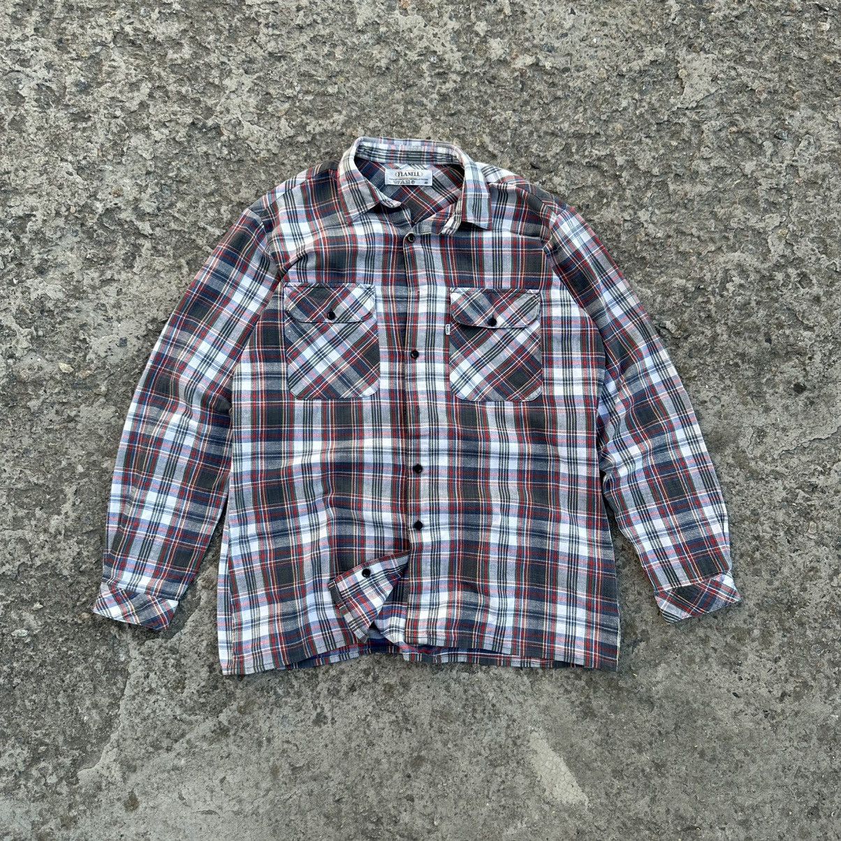 Flannel Vintage Japanese Style Flanell Shirt Button Up Size US M / EU 48-50 / 2 - 1 Thumbnail