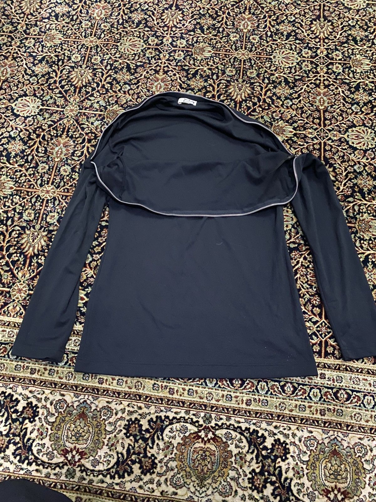 Yohji Yamamoto LQ YOHJI YAMAMOTO AVANT GARDE SHOULDER BACK ZIPPER LS SHIRT Size US M / EU 48-50 / 2 - 2 Thumbnail