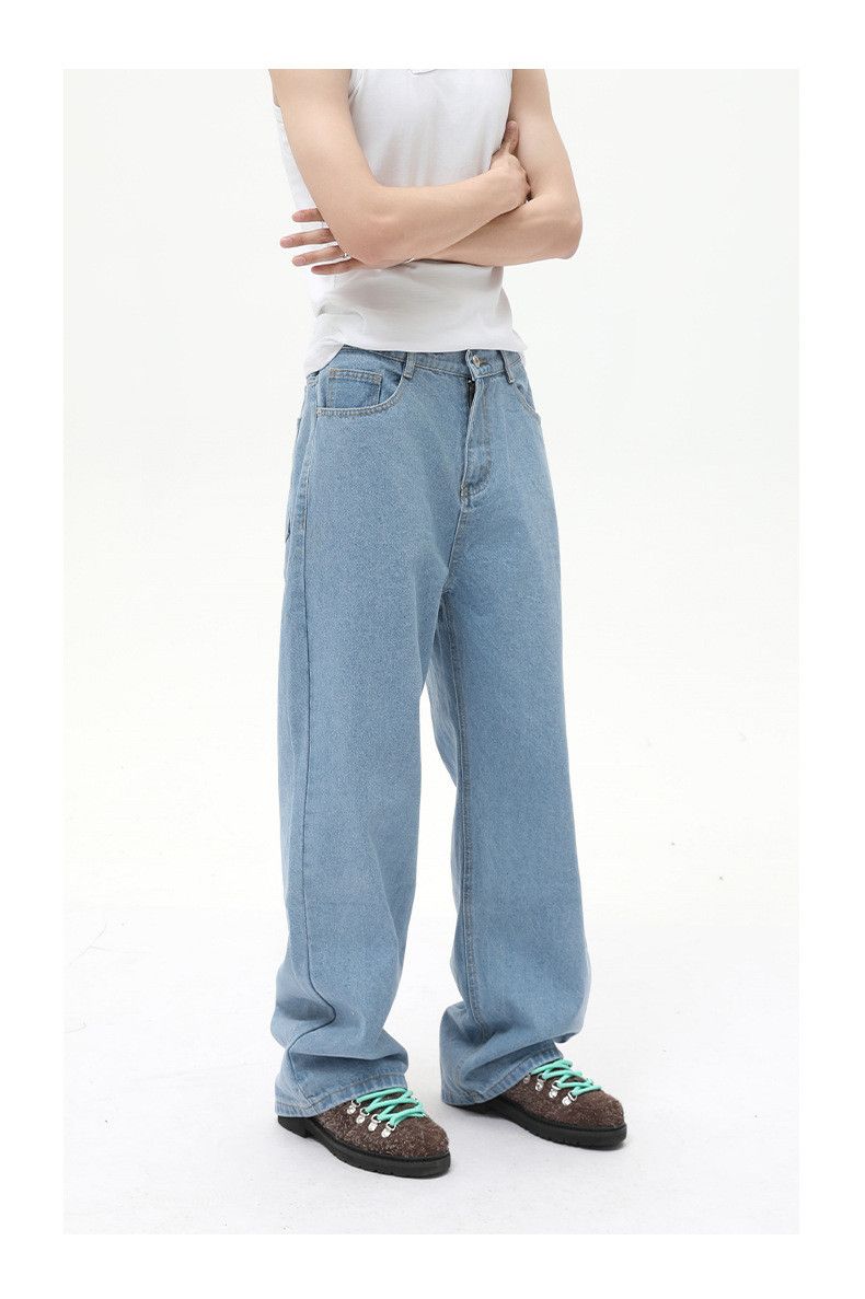 Japanese Brand × Jean Japanese retro all-match loose casual jeans Size US 32 / EU 48 - 2 Thumbnail