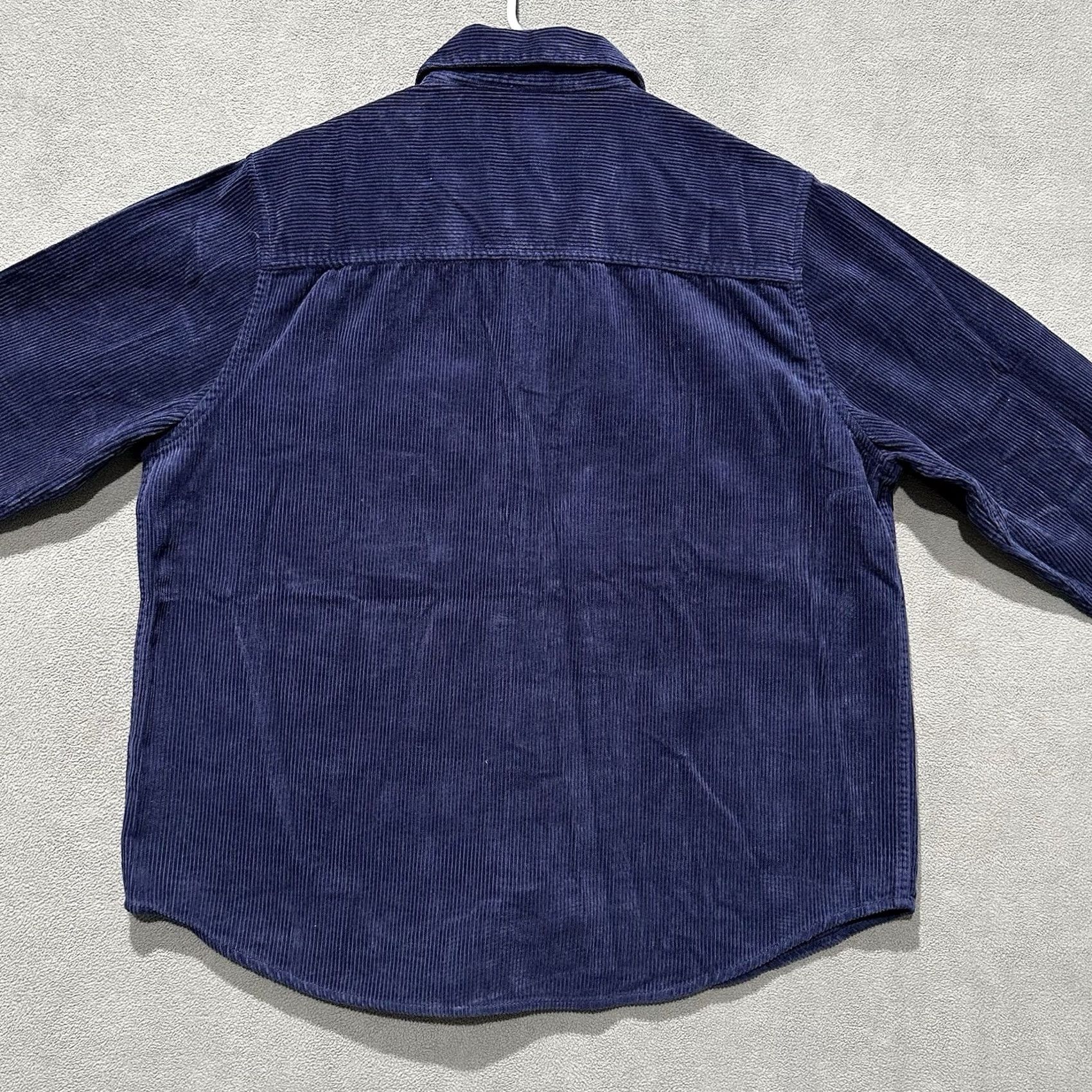 Gap GAP Shirt Mens Large Navy Blue Corduroy Button Up Long Sleeve Mens Size US L / EU 52-54 / 3 - 2 Thumbnail