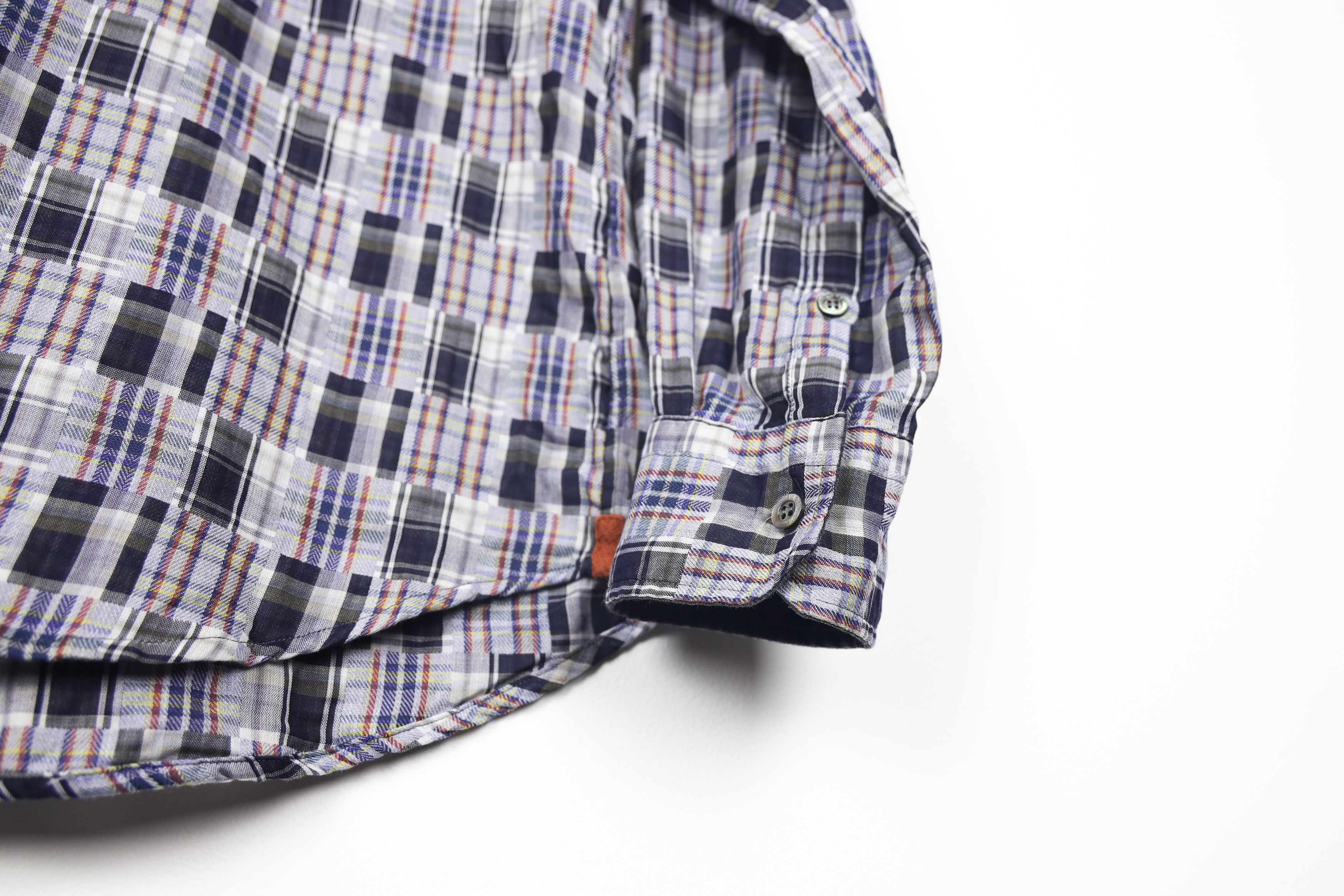 Missoni Missoni Patchwork Color Block Plaid Check Shirt 50 size Size US M / EU 48-50 / 2 - 4 Thumbnail