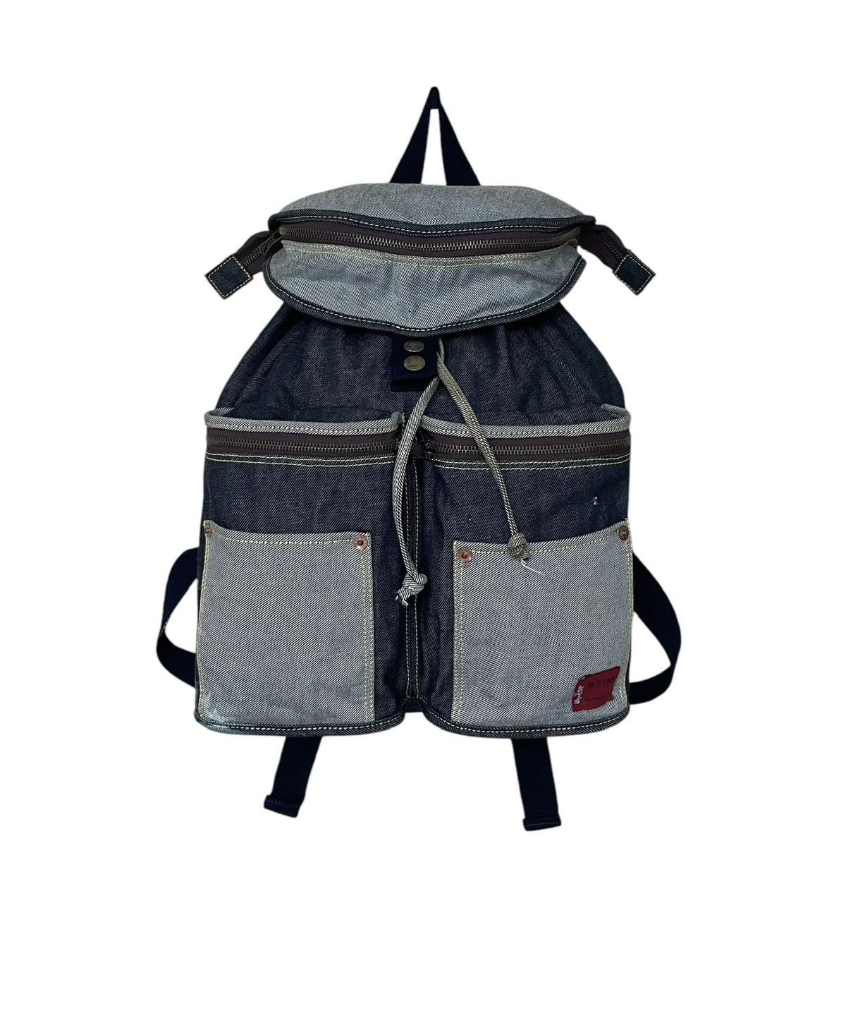 Levi's × Vintage Vintage Brand Levi’s Tactical Denim Backpack 2000s Size ONE SIZE - 1 Thumbnail