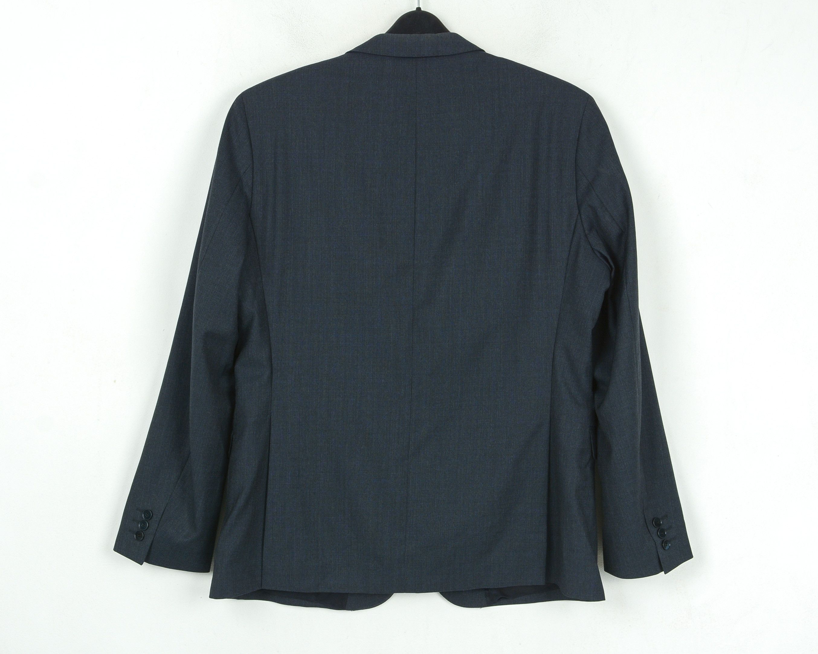 Paoloni PAOLONI Blazer Textured Wool UK 42 Jacket Classy Top Italy Size 42R - 3 Thumbnail