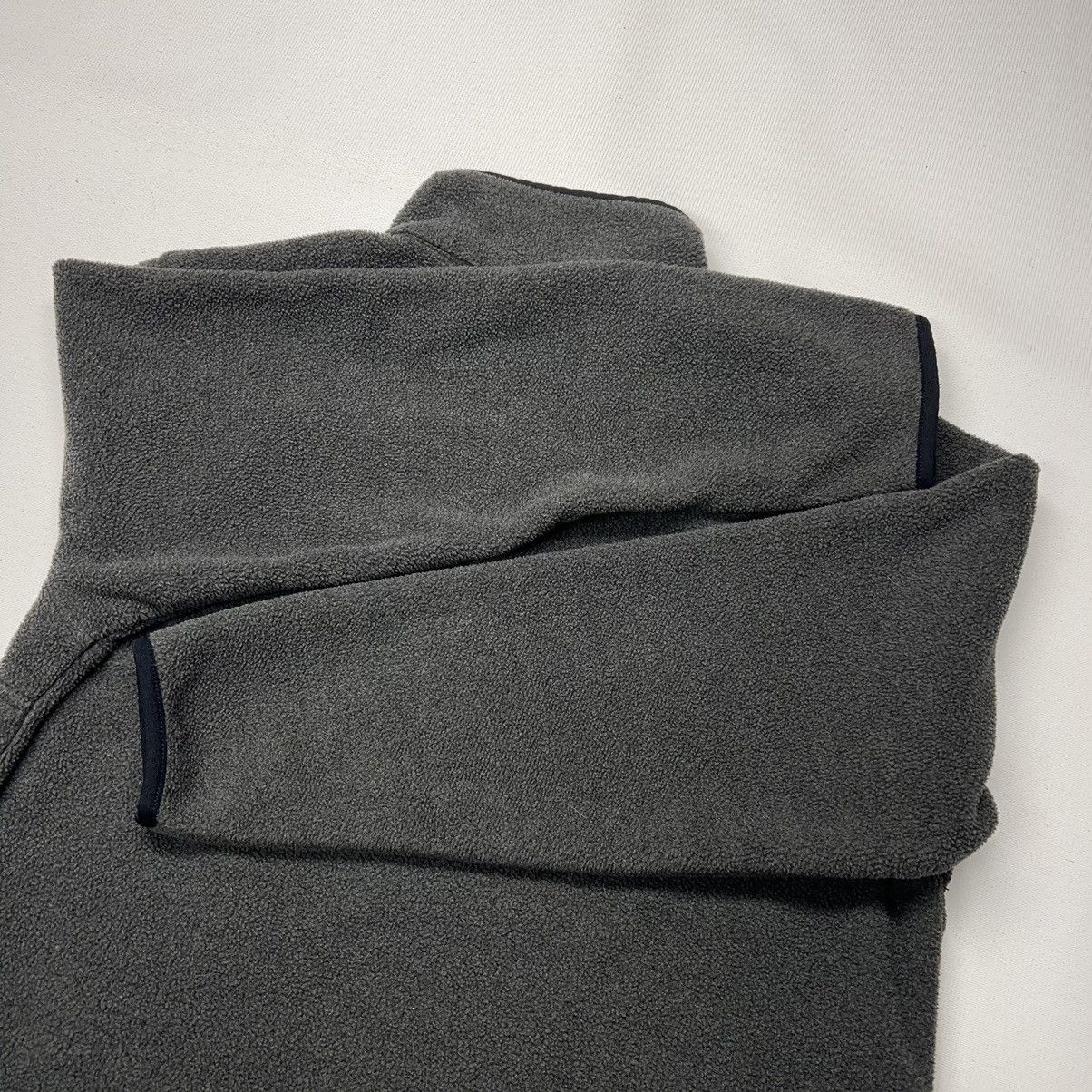 L.L. Bean × Vintage VTG LL Bean Sweater Grey Fleece Pullover Polartec Snap Retro Size S / US 4 / IT 40 - 18 Thumbnail