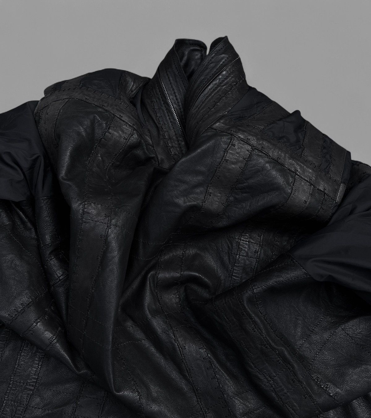 Handmade 🔥Rare KAPRAUN Hand Made Leather Nylon Jacket Y2K Size US L / EU 52-54 / 3 - 17 Thumbnail