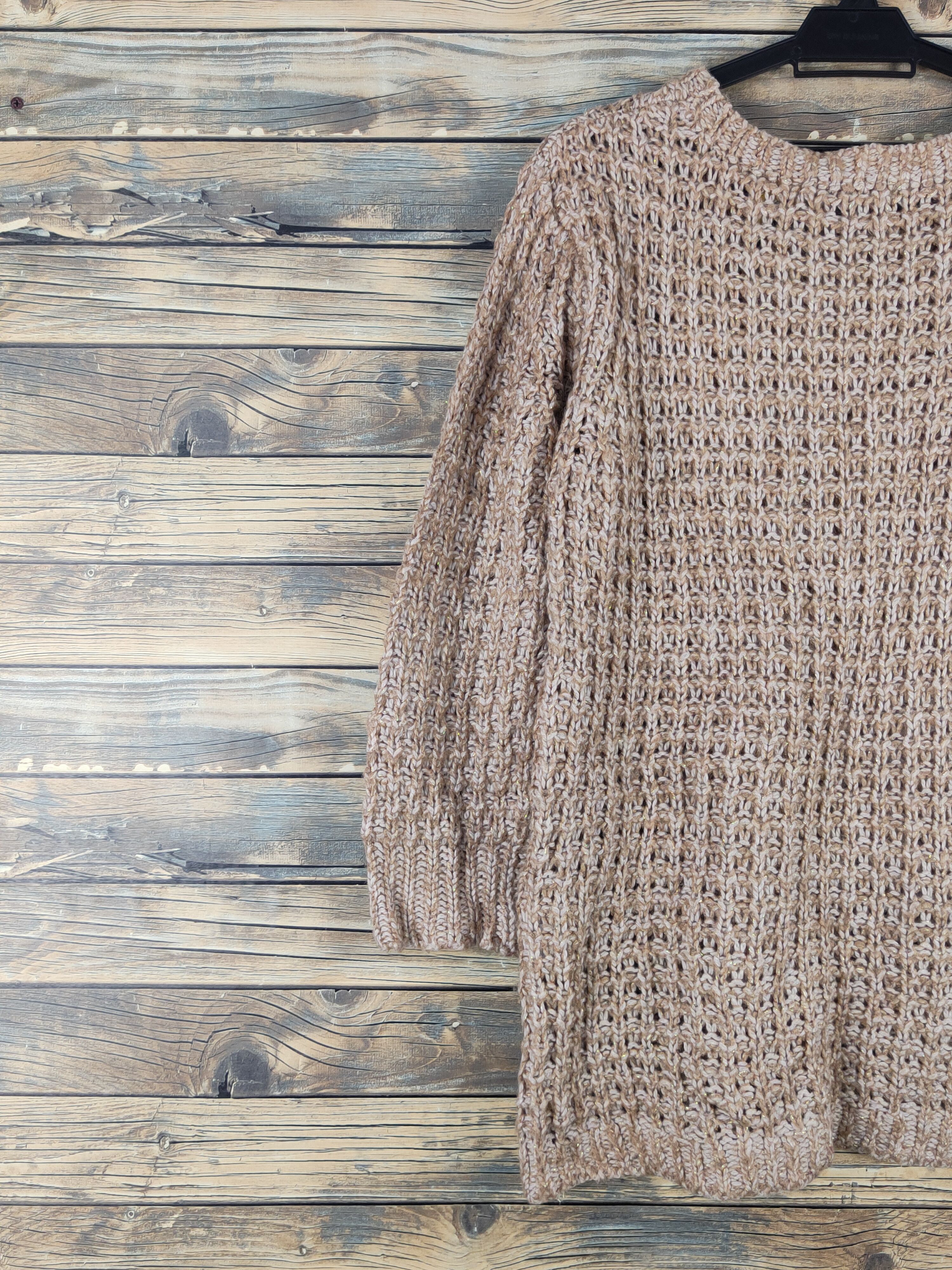 Japanese Brand × Vintage Honeysuckle Rose Brown Knitwear Sweatshirts #W2037 Size L / US 10 / IT 46 - 8 Thumbnail