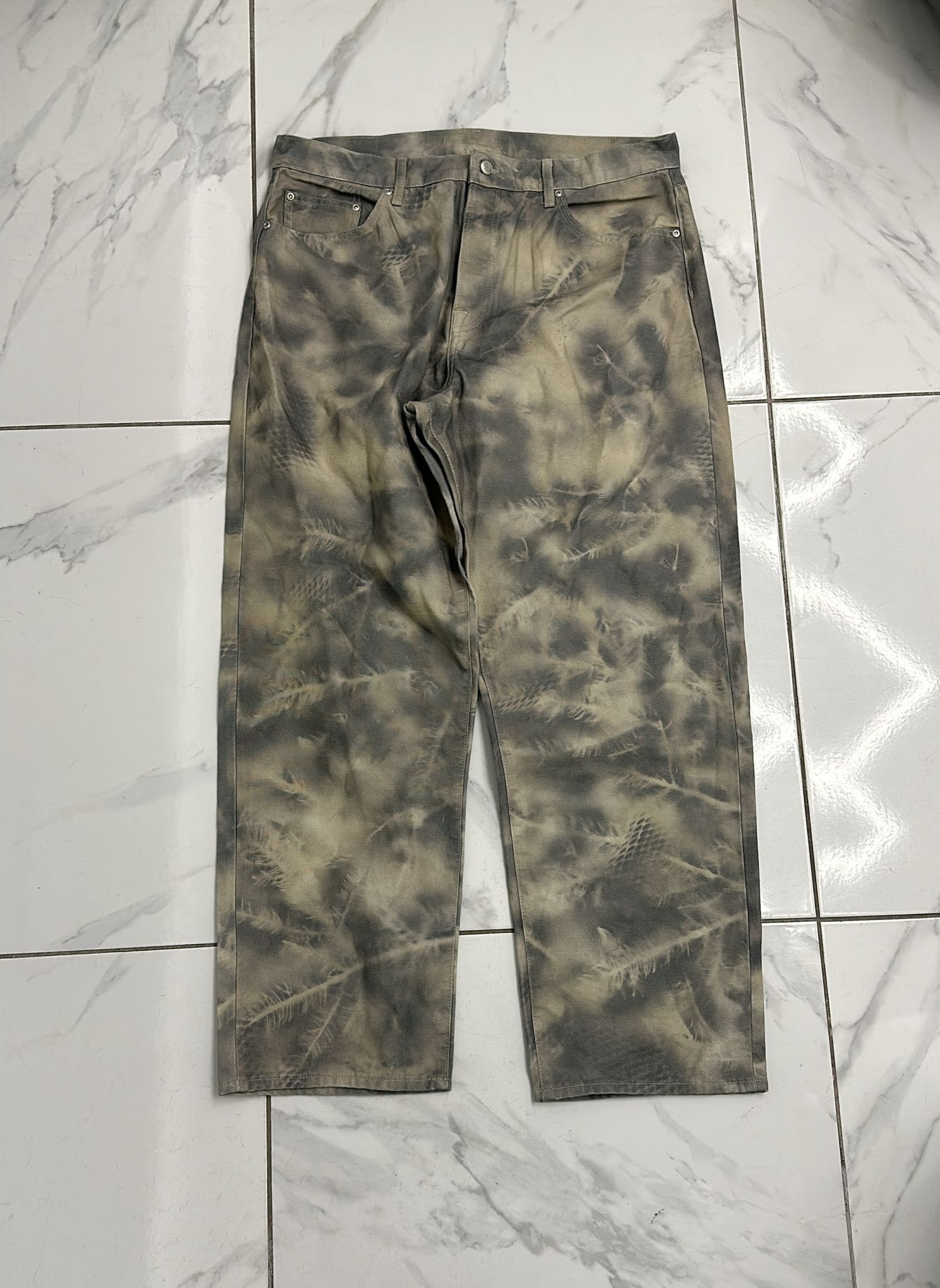 Stussy × Vintage Stussy Big Ol Jean Stetnpat Camo Size 36 | Grailed