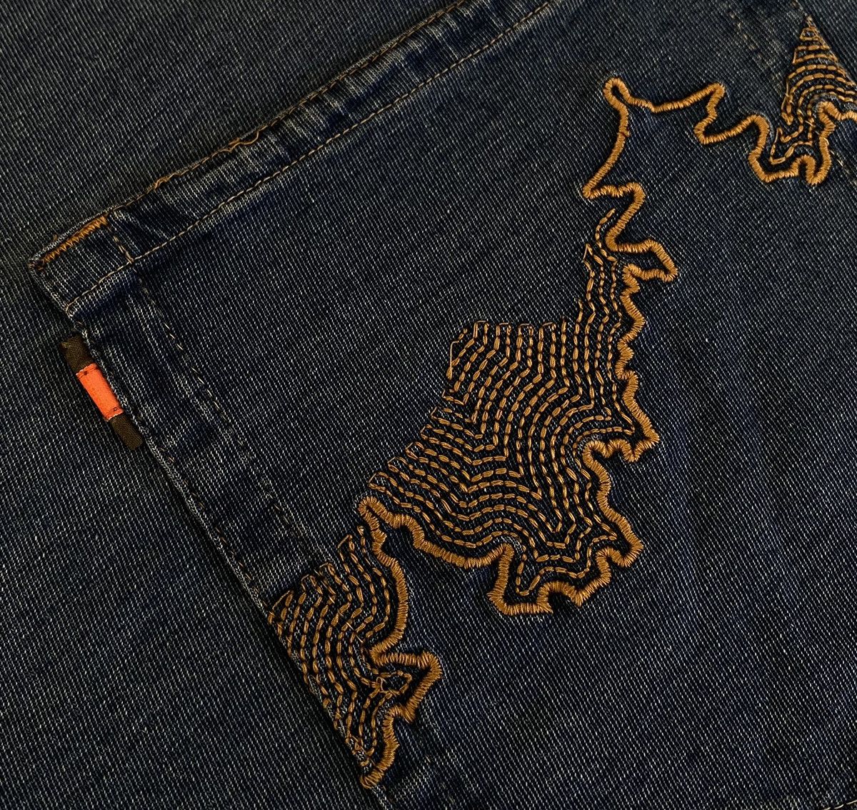 Maharishi Maharishi Denim Pocket Logo Tee x Vintage x Avant Garde Size US M / EU 48-50 / 2 - 3 Thumbnail