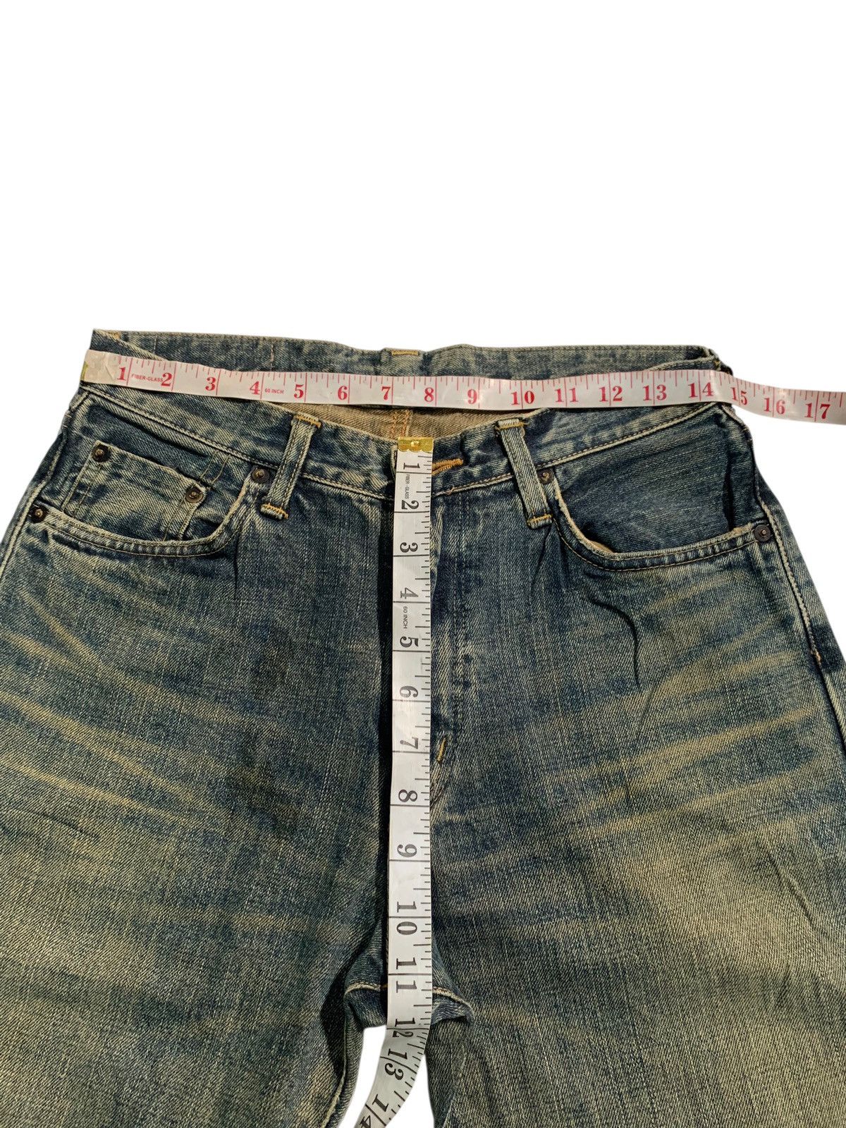 Kapital VINTAGE EDWIN 505XX SELVEDGE FADED&RUSTY JAPANESE DENIM Size US 29 - 15 Thumbnail