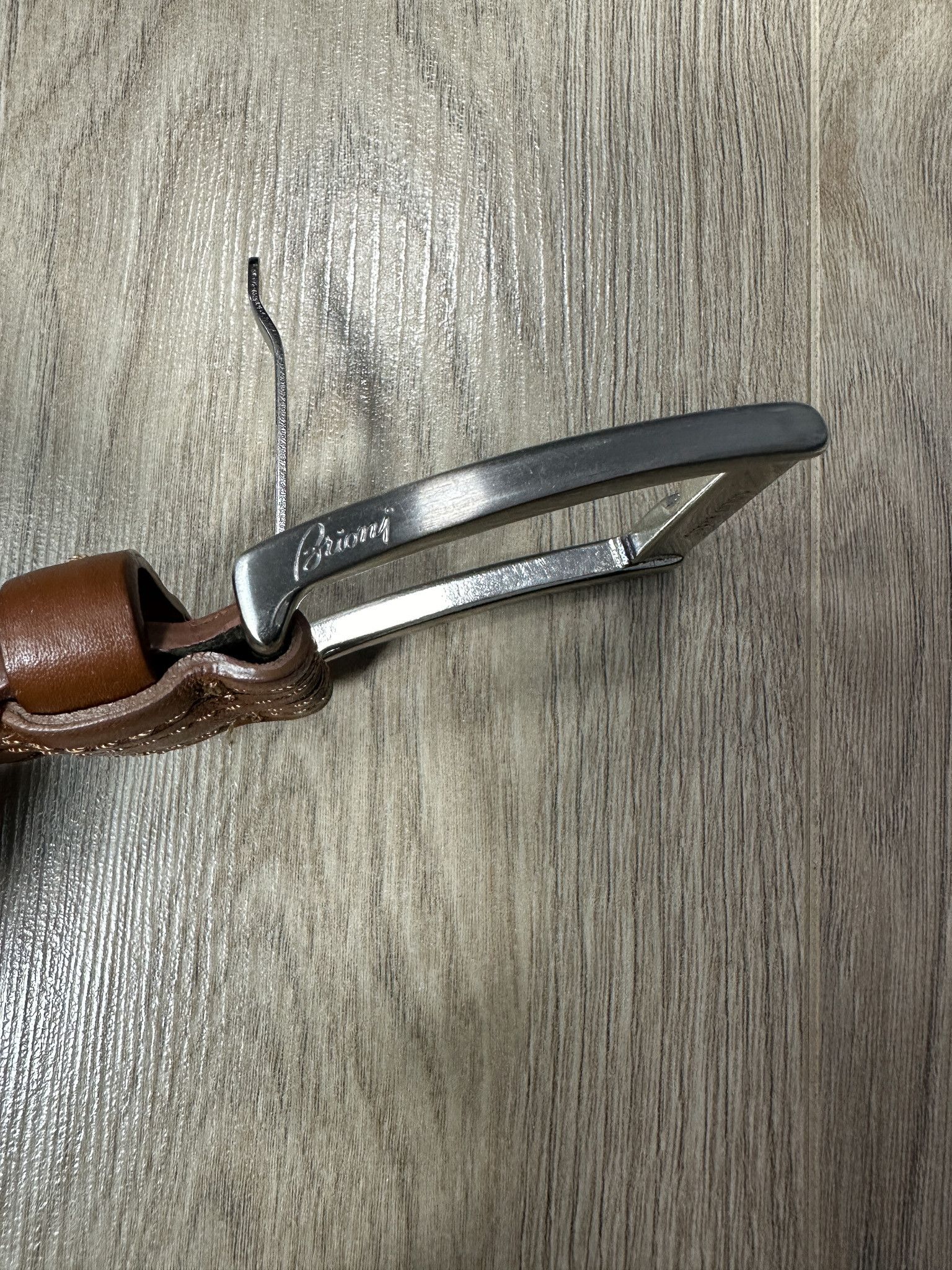 Brioni Men's belt Brioni Size 32 - 4 Thumbnail