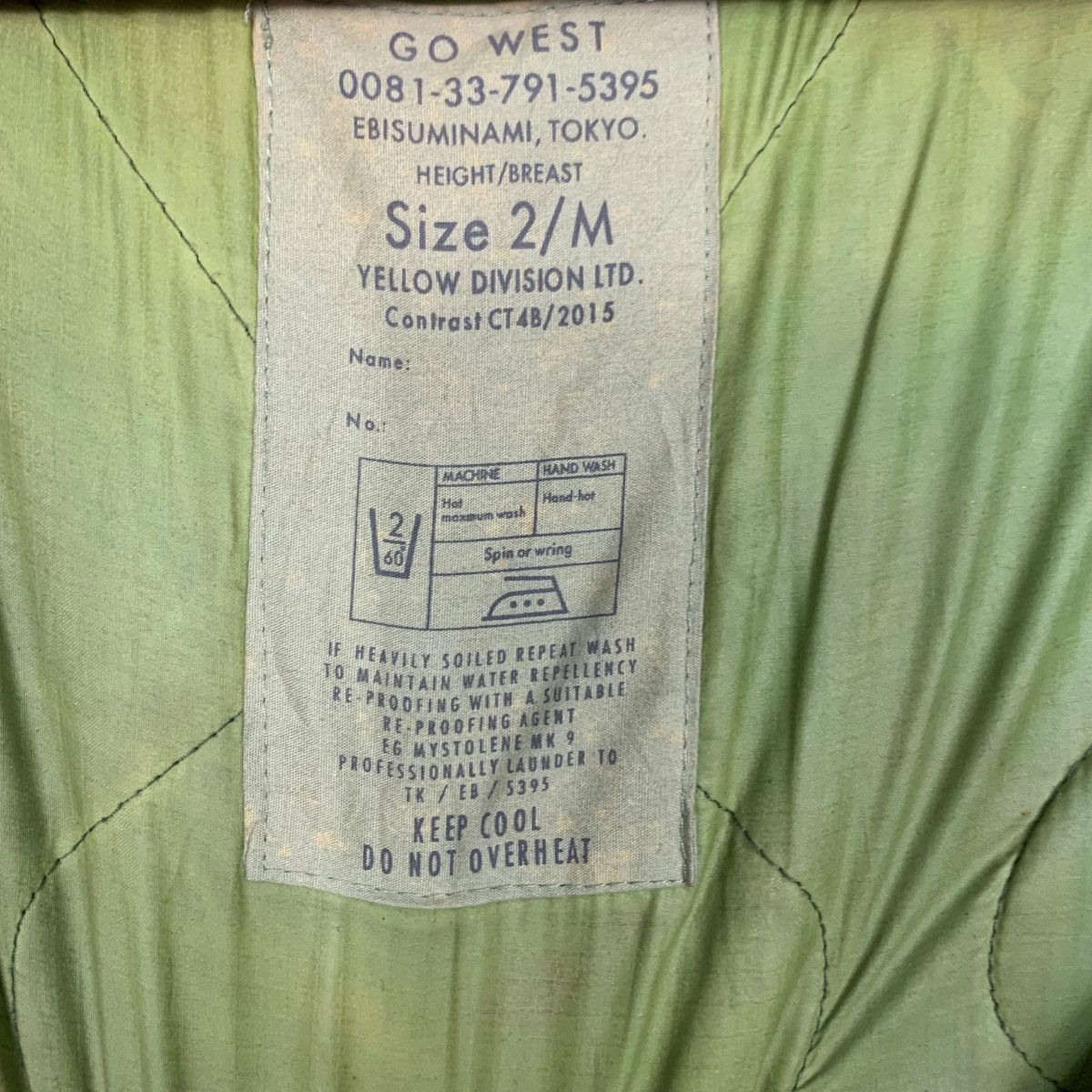 Vintage Vintage 90s GO WEST Yellow Division Award Jacket #2703-C121 Size US M / EU 48-50 / 2 - 15 Thumbnail