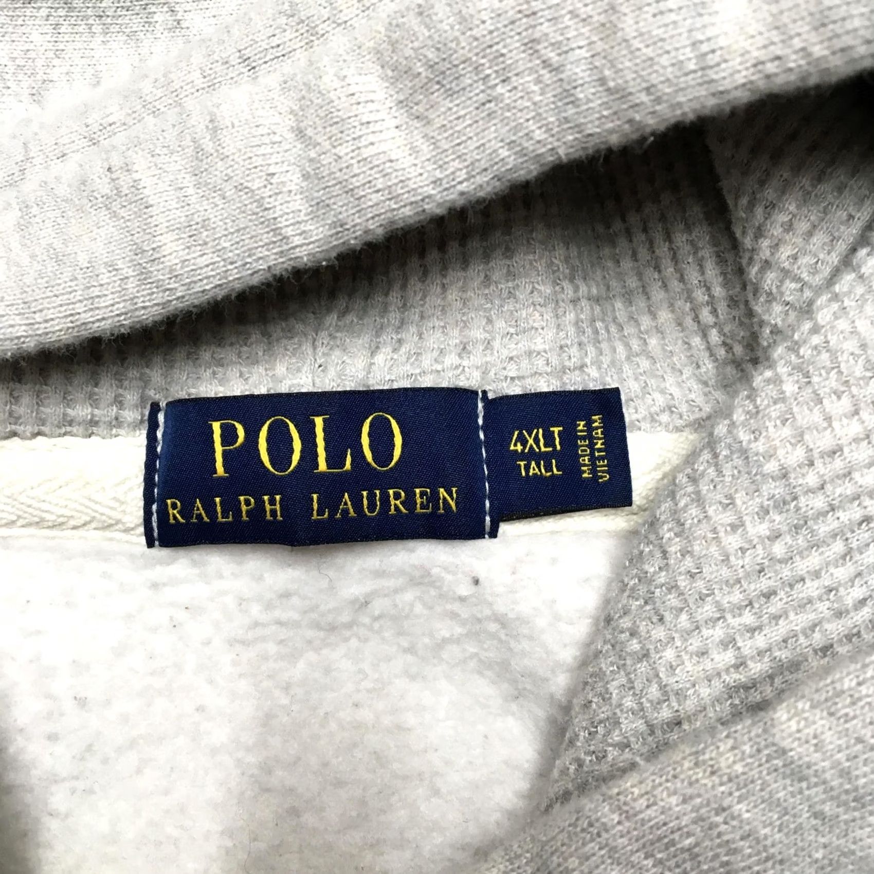Polo Ralph Lauren Polo Ralph Lauren Hoodie Mens 4XLT Gray Full Zip Sweatshirt Big Tall Fleece Size US XXL / EU 58 / 5 - 5 Thumbnail