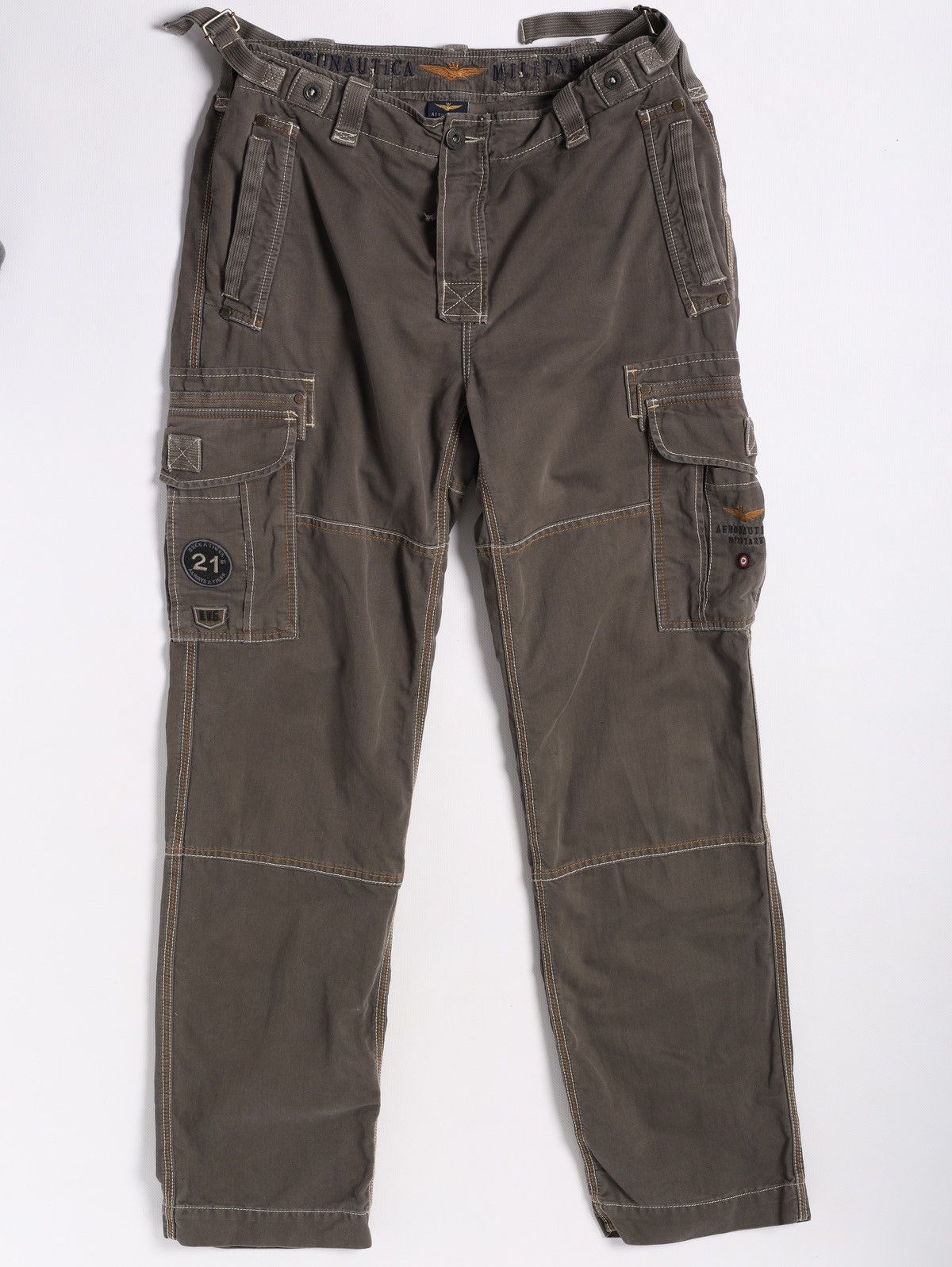Aeronautica Militare Aeronautica Militare Cargo Bondage Pants Trousers Brown Size US 36 / EU 52 - 1 Thumbnail