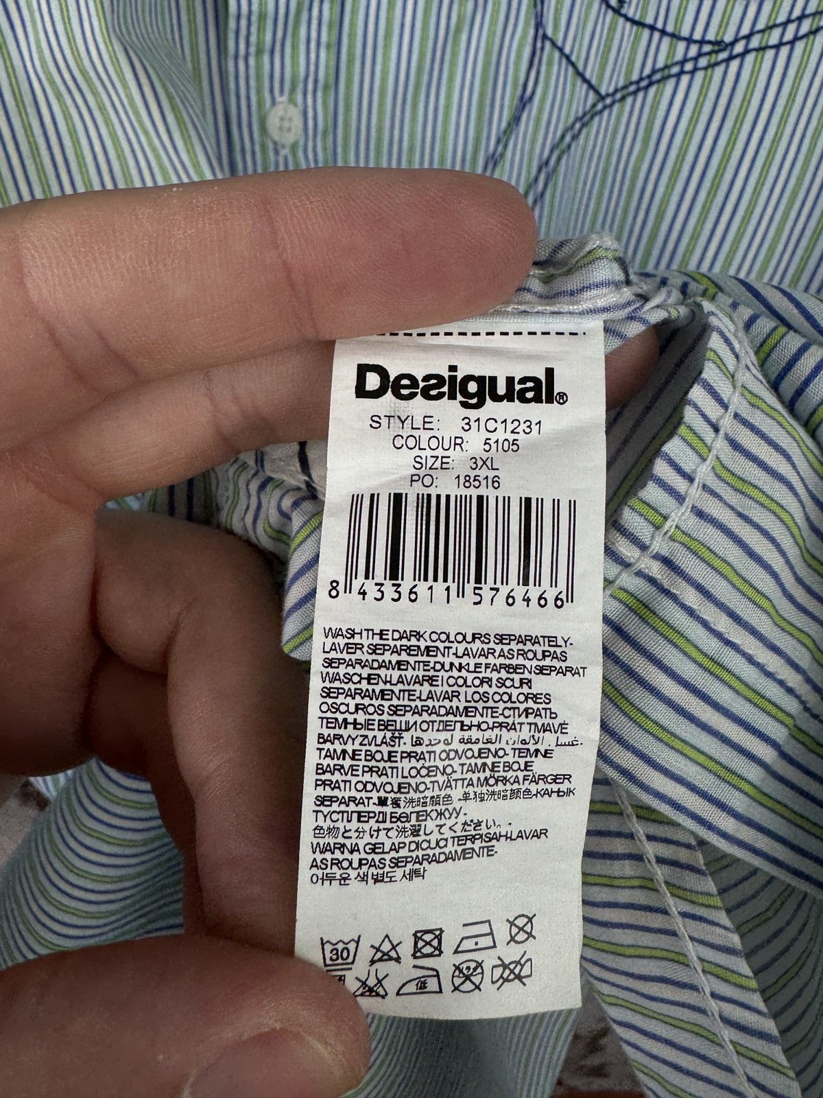 Desigual Men’s Desigual Shirt Button Up Streetwear Size XXXL Size US XXL / EU 58 / 5 - 10 Thumbnail