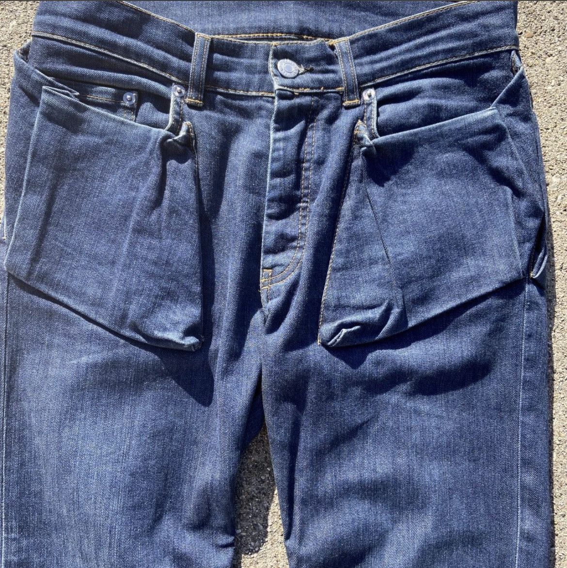 Helmut Lang Helmut Lang 2002 'Batwing' Cargo Jeans Size US 29 - 3 Thumbnail
