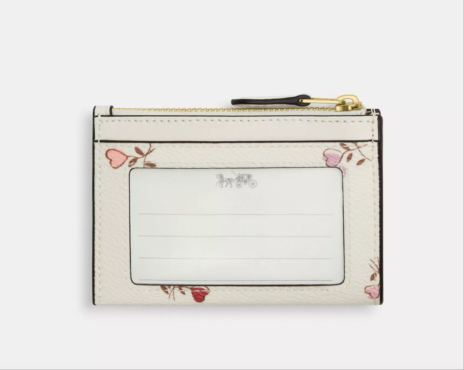 Coach Mini Skinny Id Case With Heart Print CW967 Size ONE SIZE - 10 Thumbnail