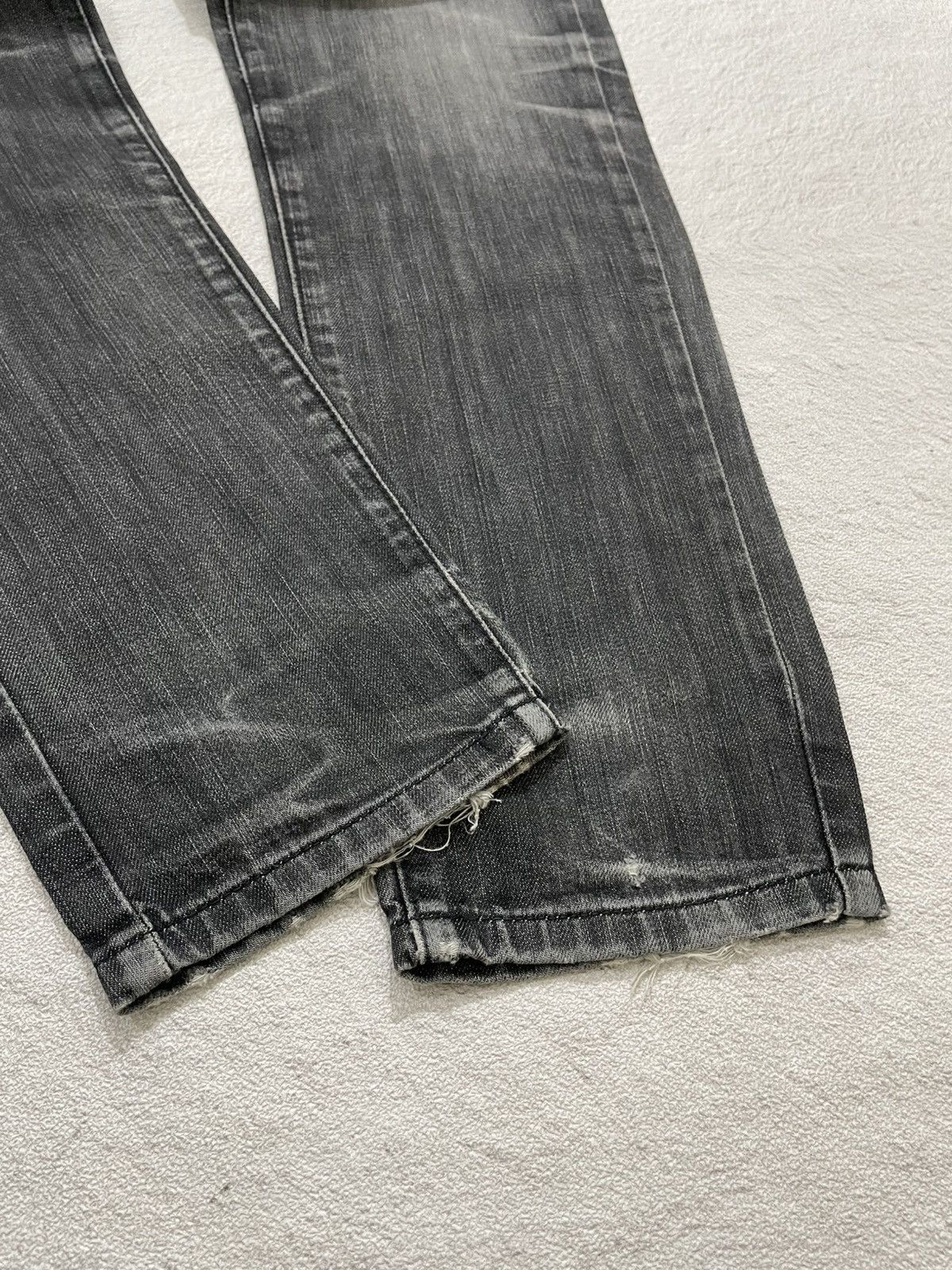 Japanese Brand 2000s Vintage MC Black Jeans Washed Y2K Size US 29 - 3 Thumbnail