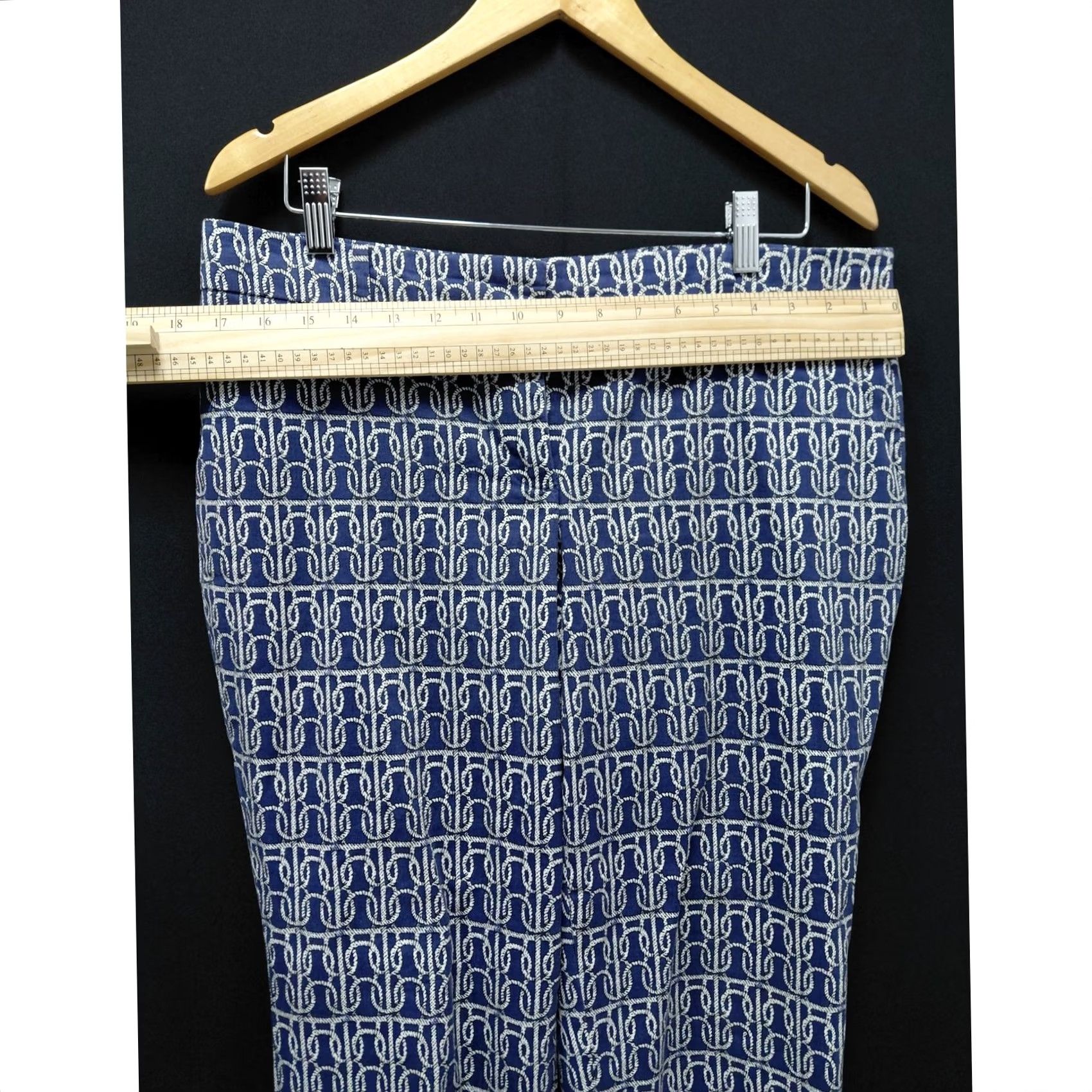J.Crew J.CREW Cafe Capri Blue Women Size 10 Pants - Clothing Size 32" / US 10 / IT 46 - 4 Thumbnail