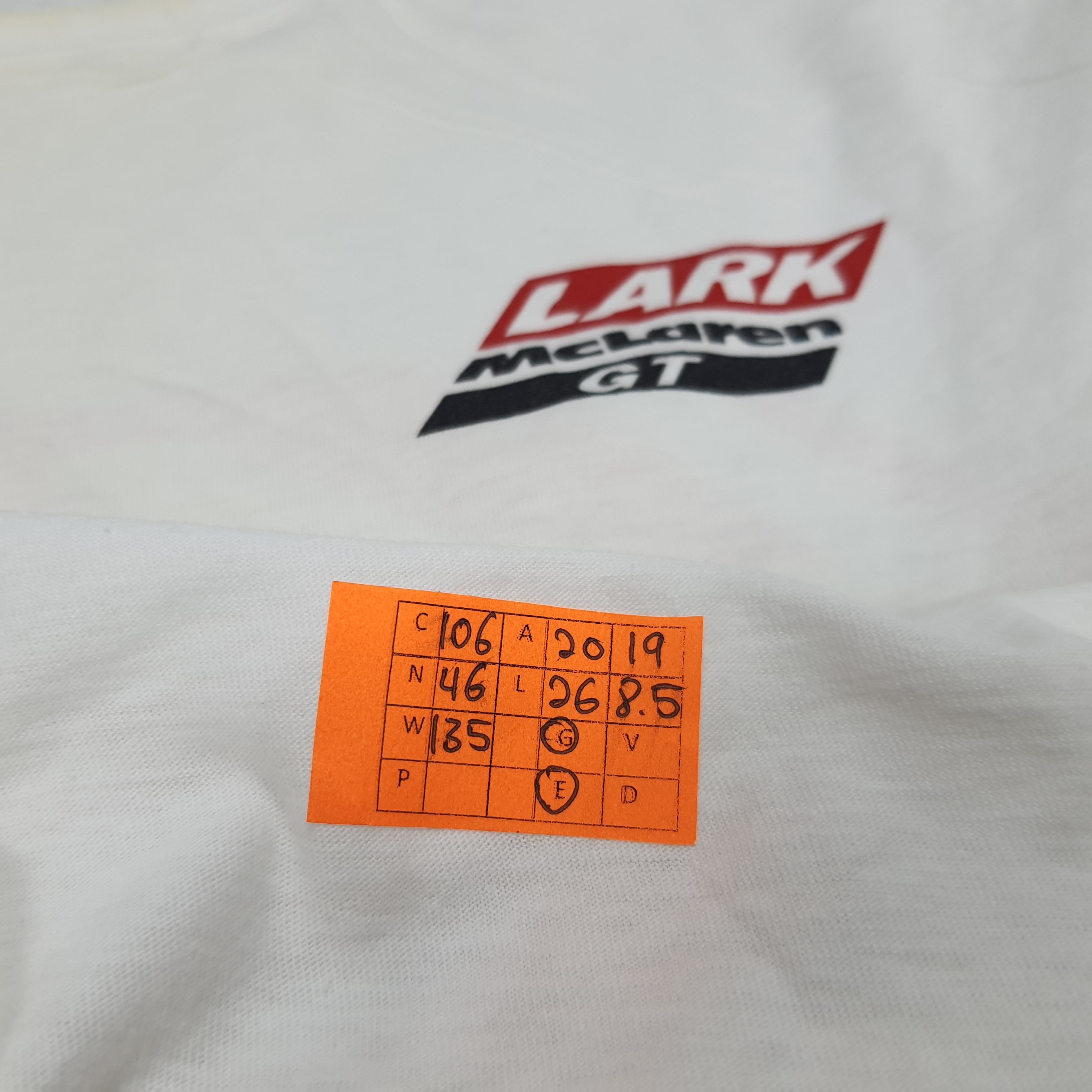 Vintage Vintage Lark McLaren GT T-shirt Size US M / EU 48-50 / 2 - 7 Thumbnail