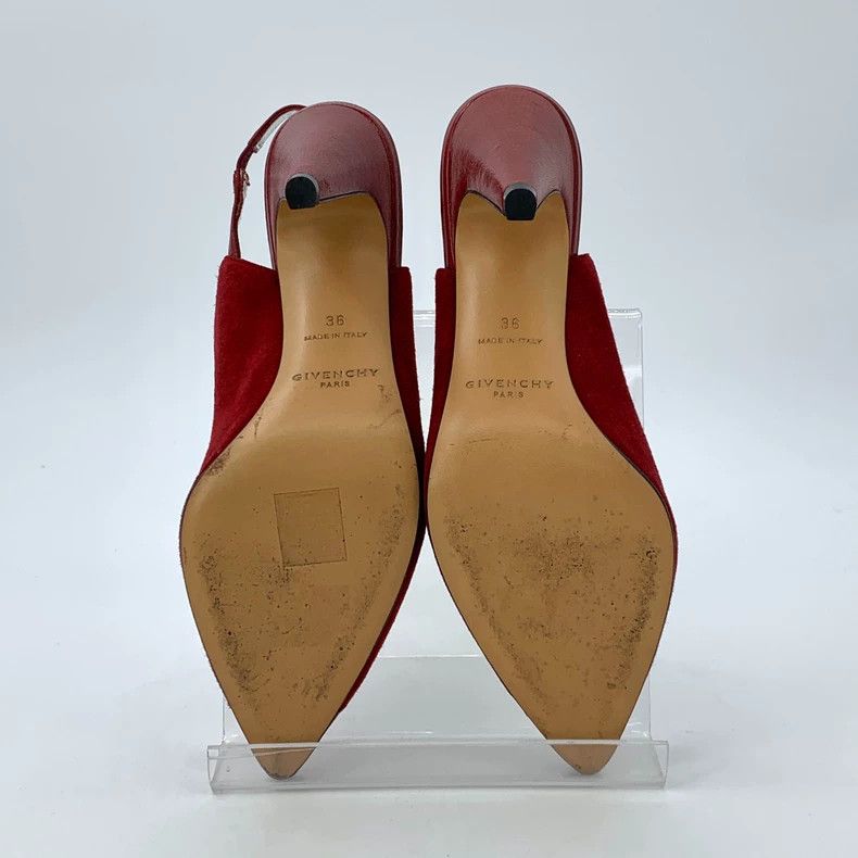 Givenchy Givenchy Size 36 Red Pointed Heels Size US 5.5 / IT 35.5 - 5 Thumbnail