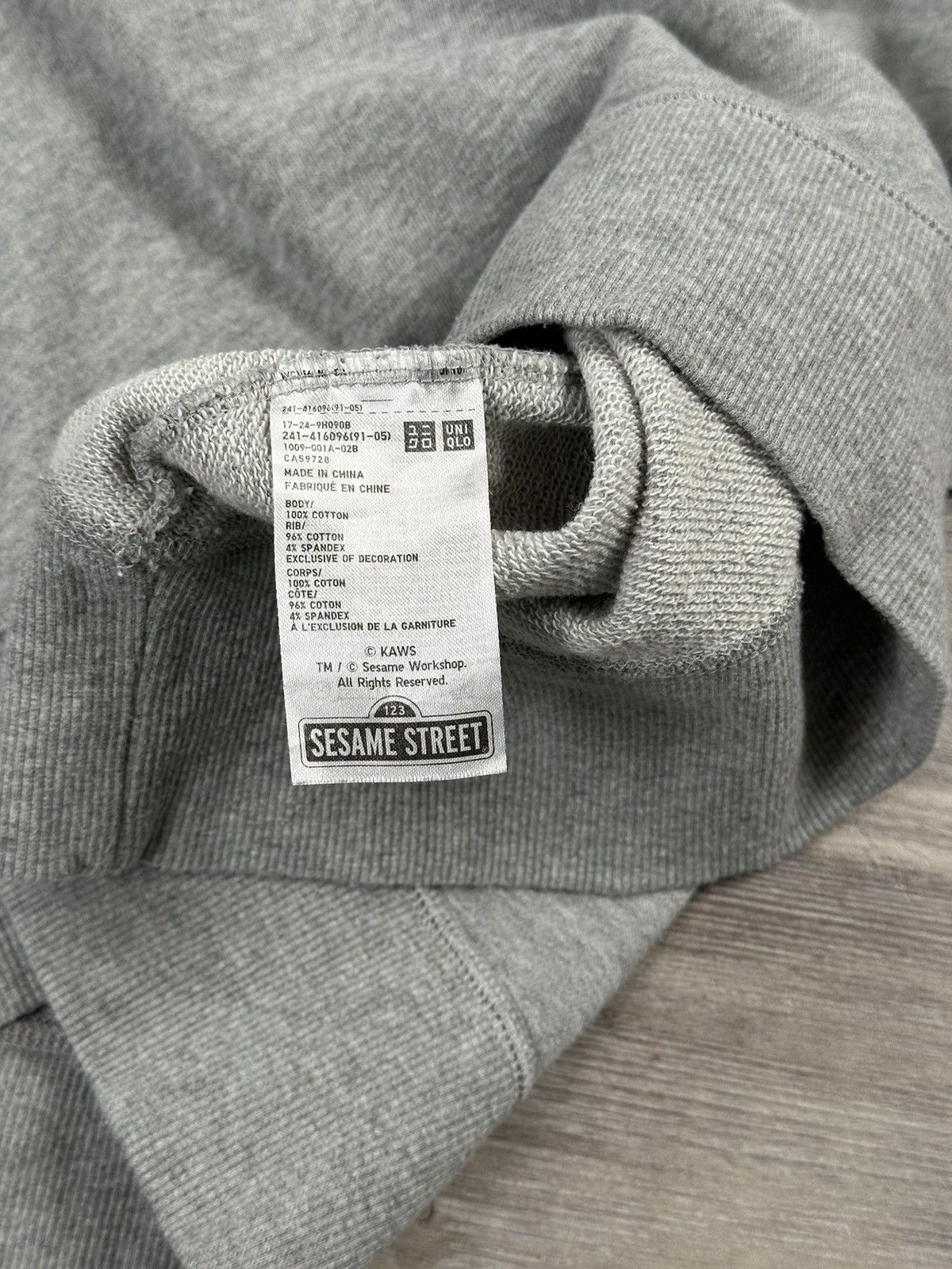 Kaws × Peanuts × Uniqlo Kaws x Uniqlo x Sesame Street Hoodie Size US M / EU 48-50 / 2 - 6 Thumbnail