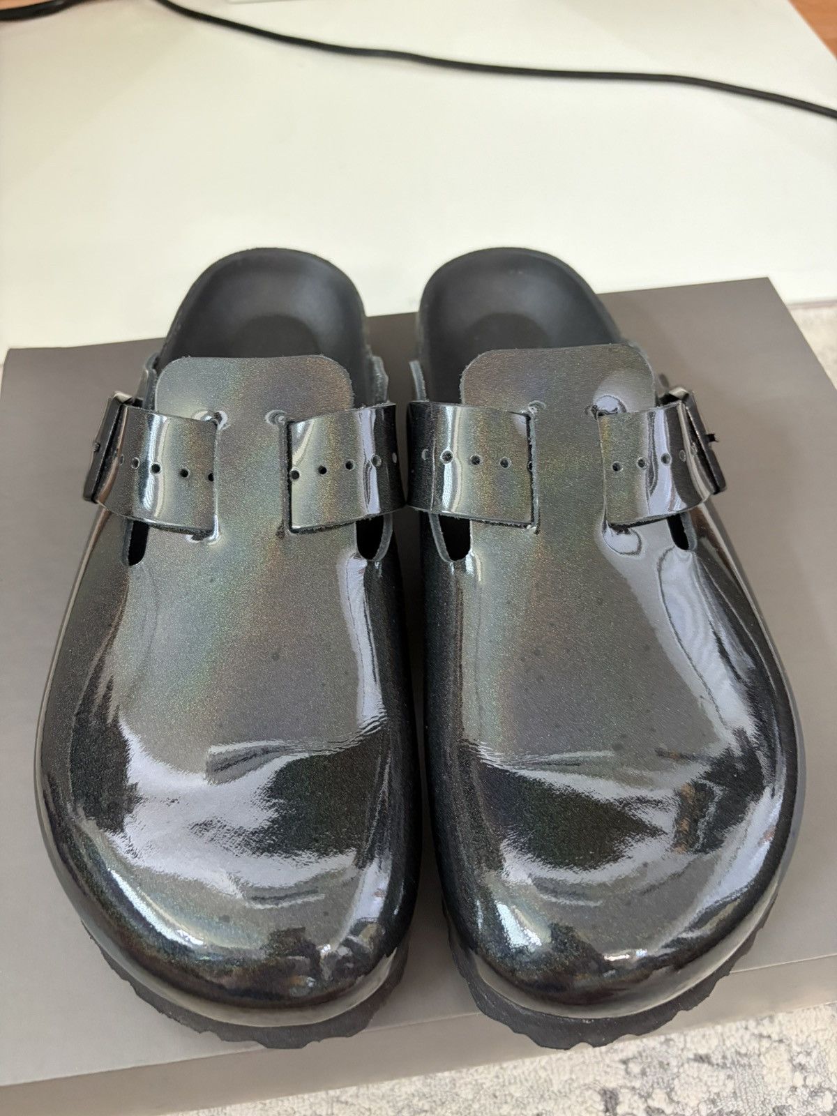 Birkenstock × Rick Owens Rick Owens x Birkenstock Boston Iridescent Sandals Size US 10 / EU 43 - 3 Thumbnail
