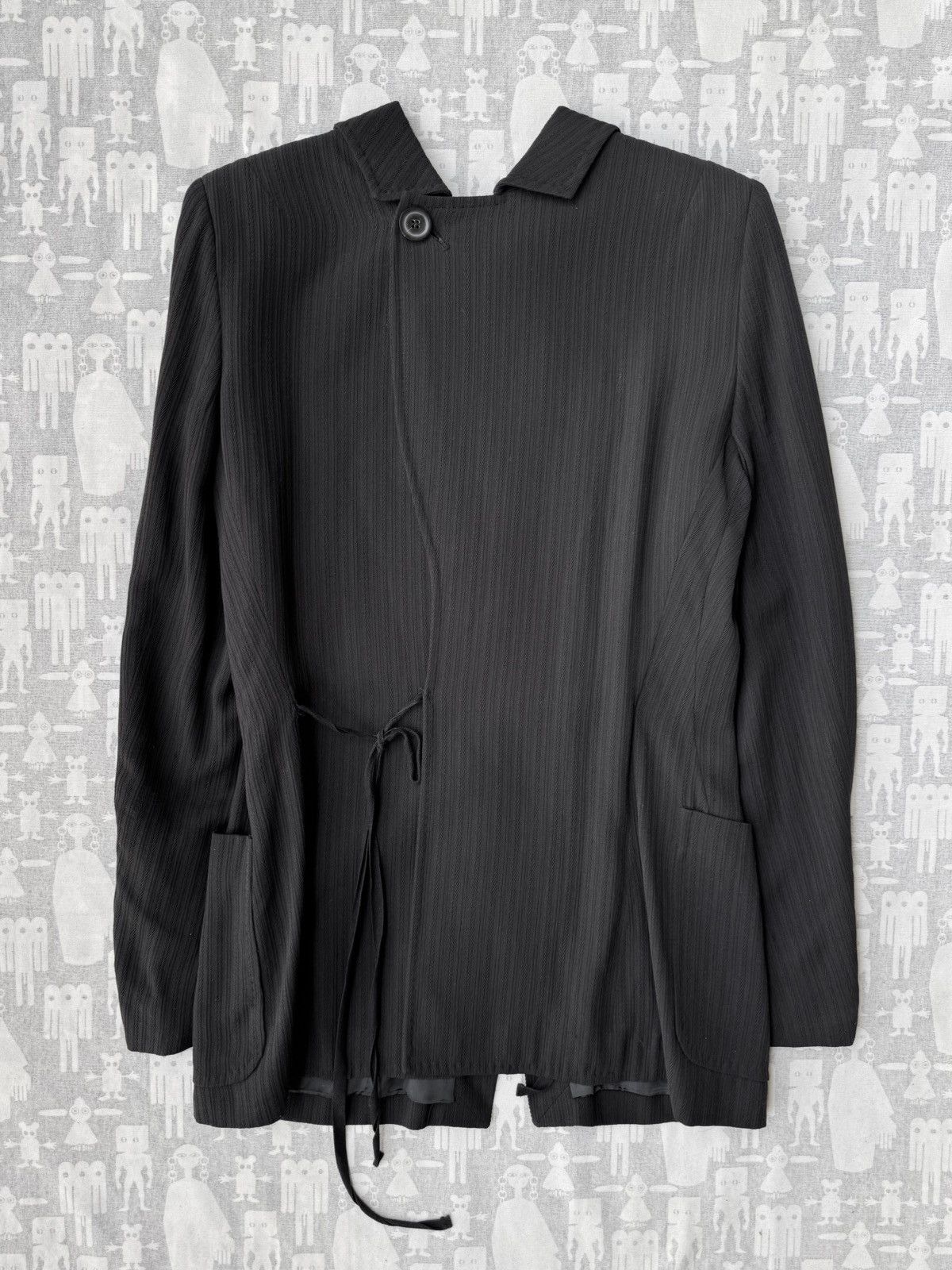 Ann Demeulemeester Ann Demeulemeester AW95 Inverted Jacket Size XS / US 0-2 / IT 36-38 - 1 Thumbnail