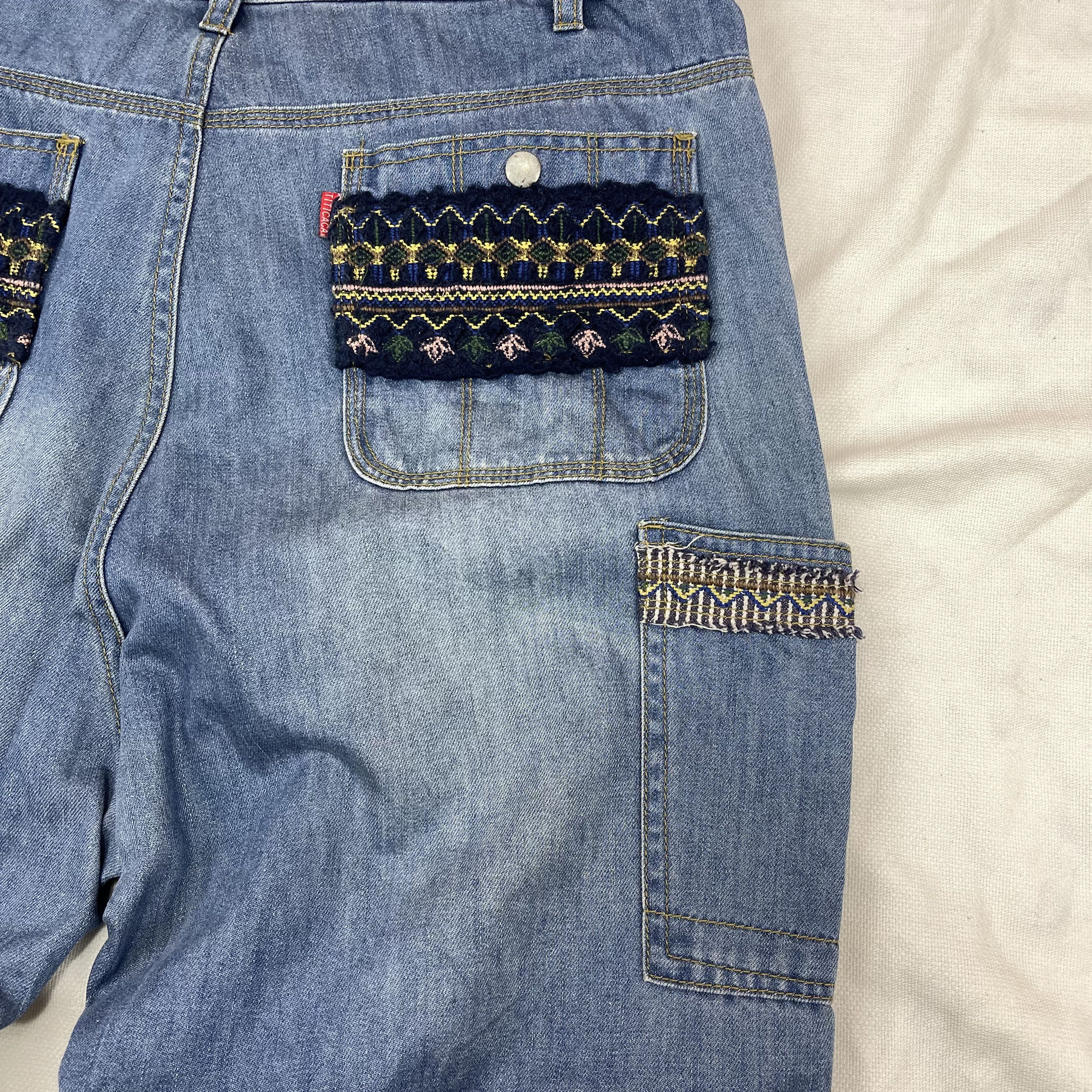 Japanese Brand TITICACA Denim Jeans #1220/AQ Size US 34 / EU 50 - 3 Thumbnail