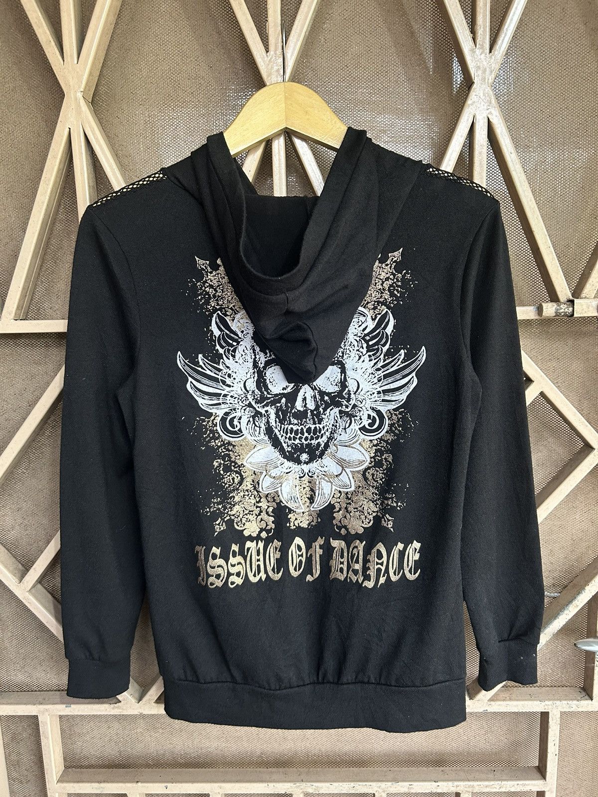 If Six Was Nine 🖤BLACKDAY🖤Issue Fishnet Skull Punk Hoodie Ifsixwasnine lgb Size US M / EU 48-50 / 2 - 1 Thumbnail