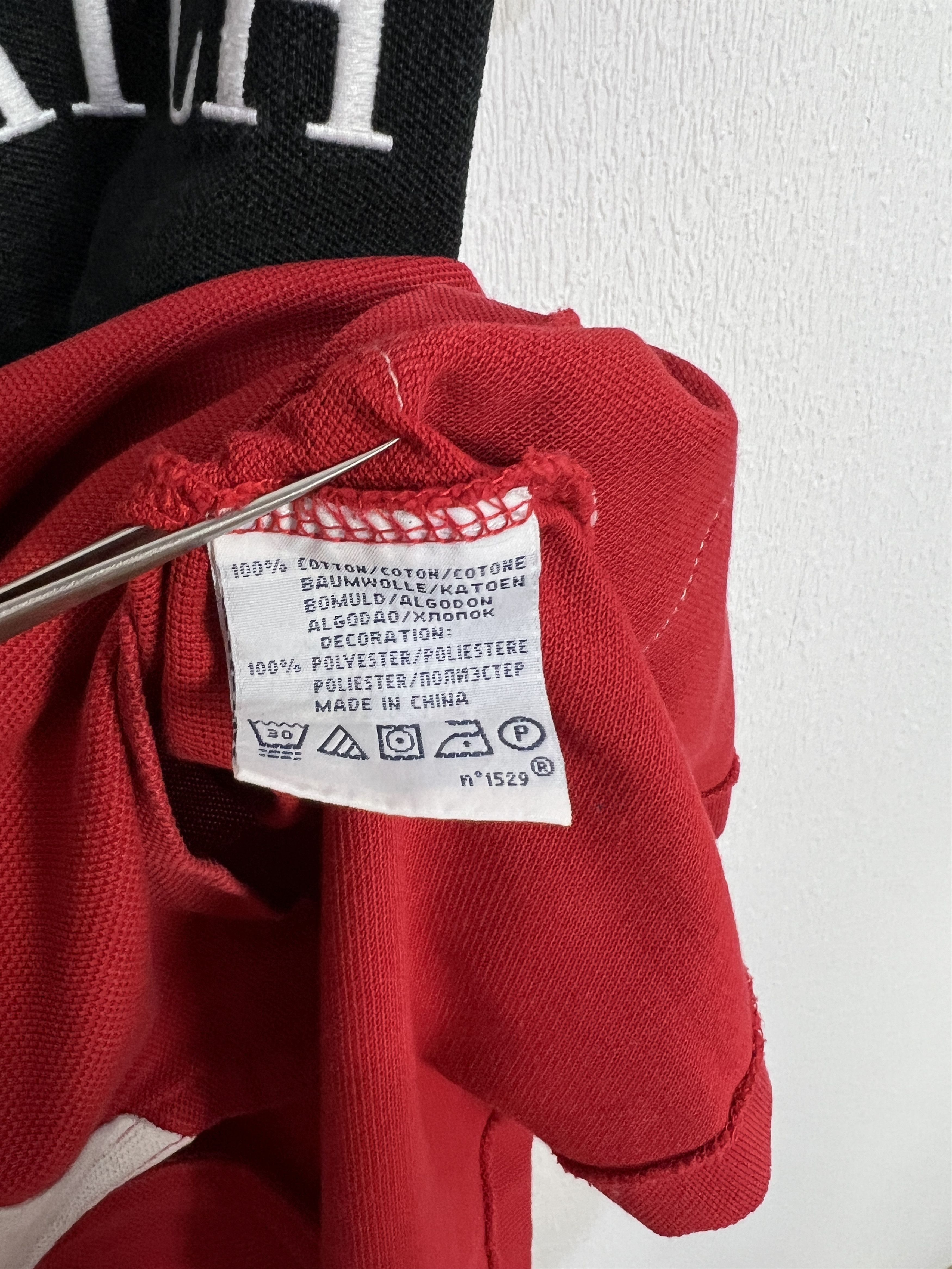 Polo Ralph Lauren Black Watch Red Mens Jersey Shirt Big Logo Spell Out Size US M / EU 48-50 / 2 - 7 Thumbnail