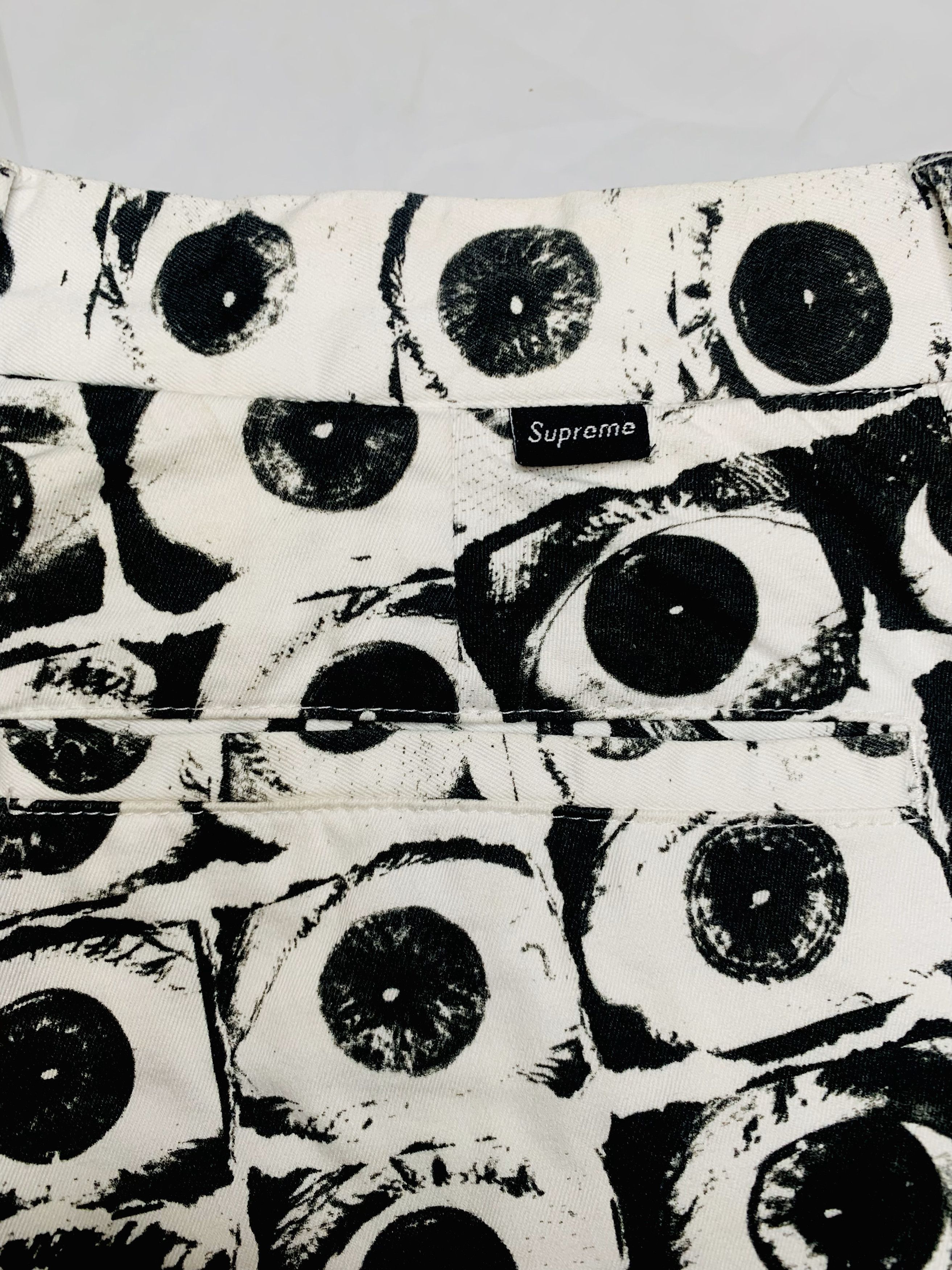 Supreme Supreme SS17 CDG Eyes Trousers (32) Size US 32 / EU 48 - 9 Thumbnail