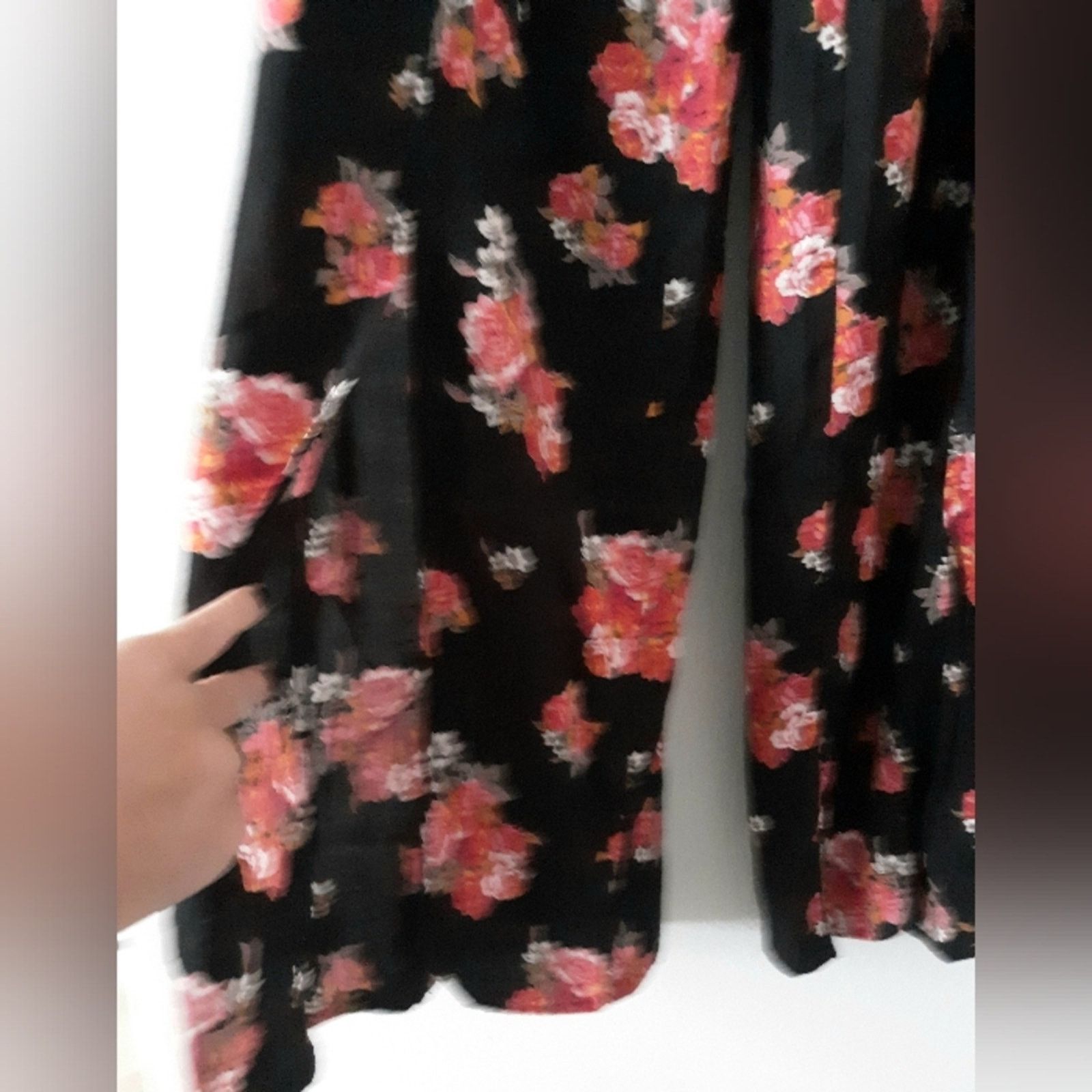 Other Rock&Roll Cowgirl Floral Wide Leg Pants Size 30" / US 8 / IT 44 - 5 Thumbnail