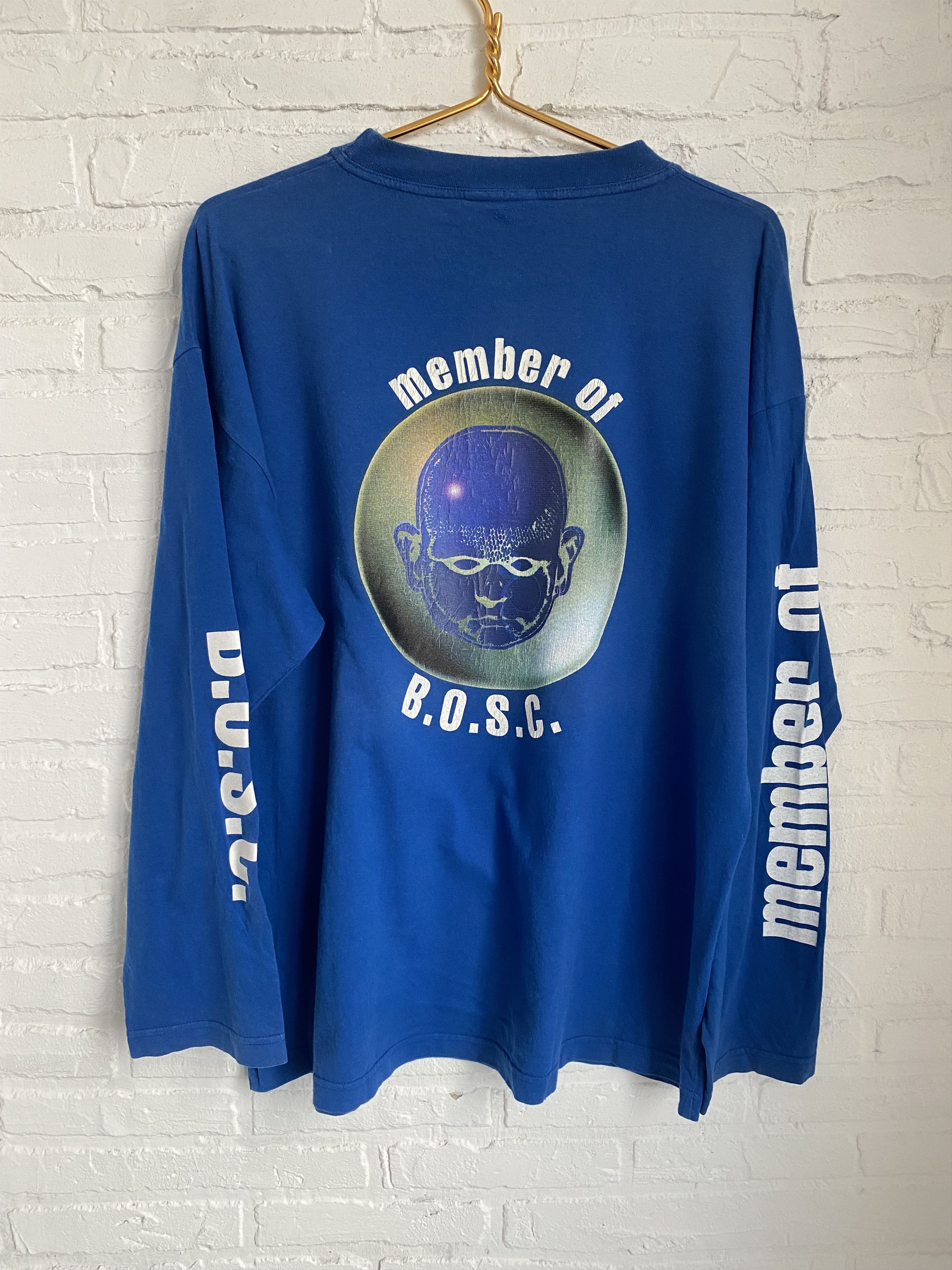 Band Tees × Vintage RARE Vintage 90s Bohse Onkelz member of B.O.S.C. T-shirt Size US L / EU 52-54 / 3 - 1 Thumbnail