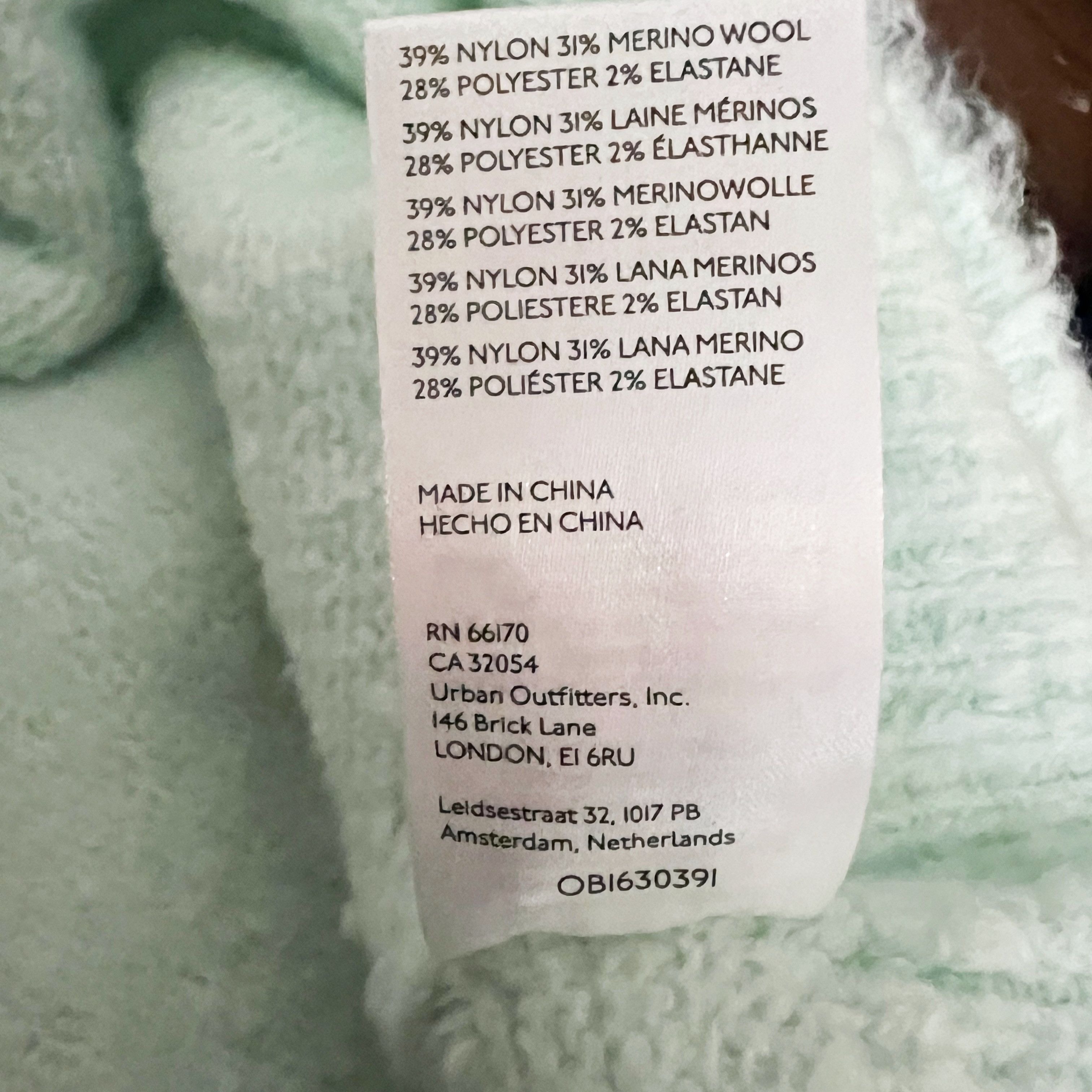 Anthropologie NEW Maeve Anthropologie Wool Plush Fuzzy V Size XS / US 0-2 / IT 36-38 - 3 Thumbnail